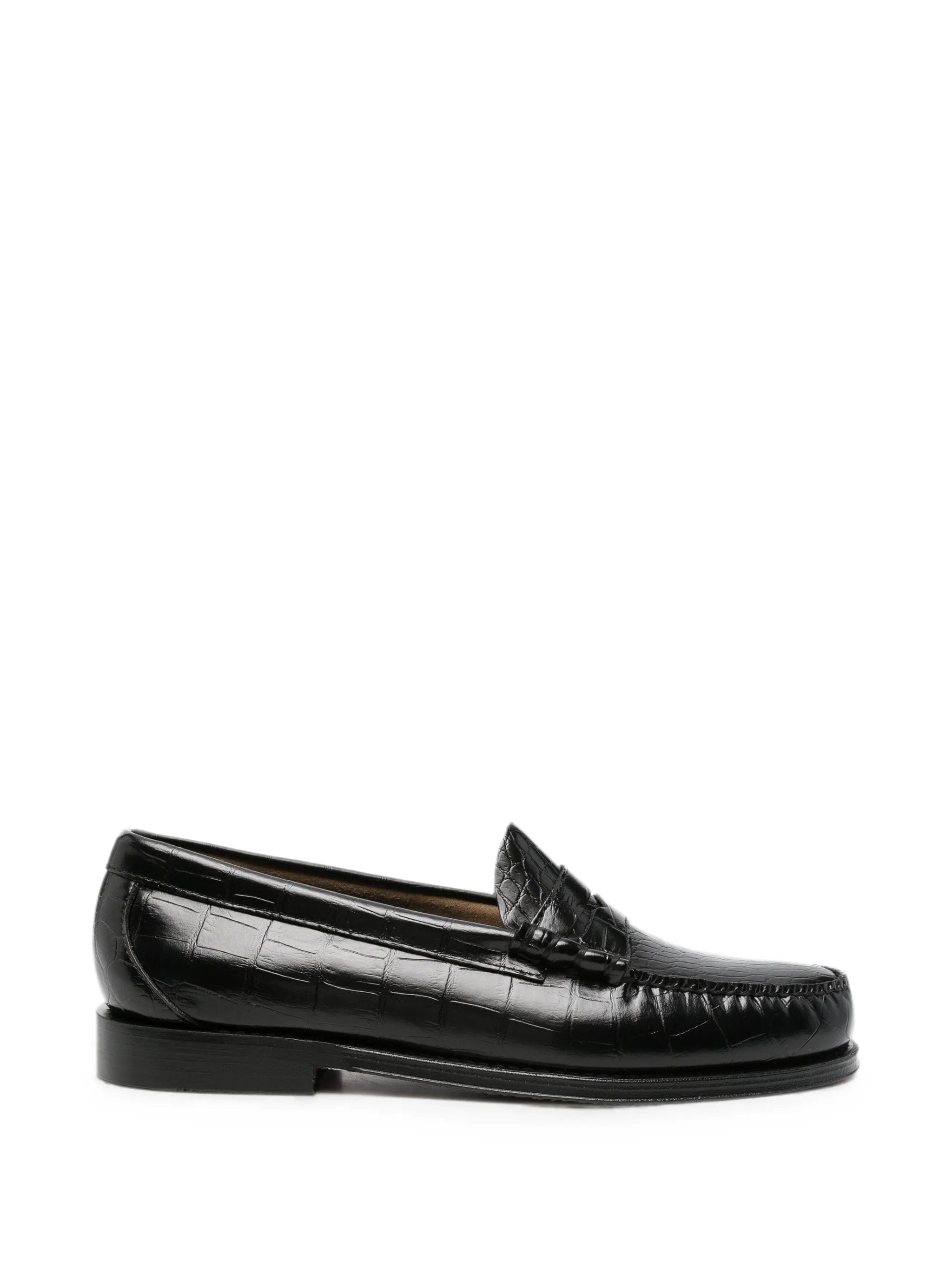 G.H.Bass Weejun Heritage Larson crocodile-embossed loafers