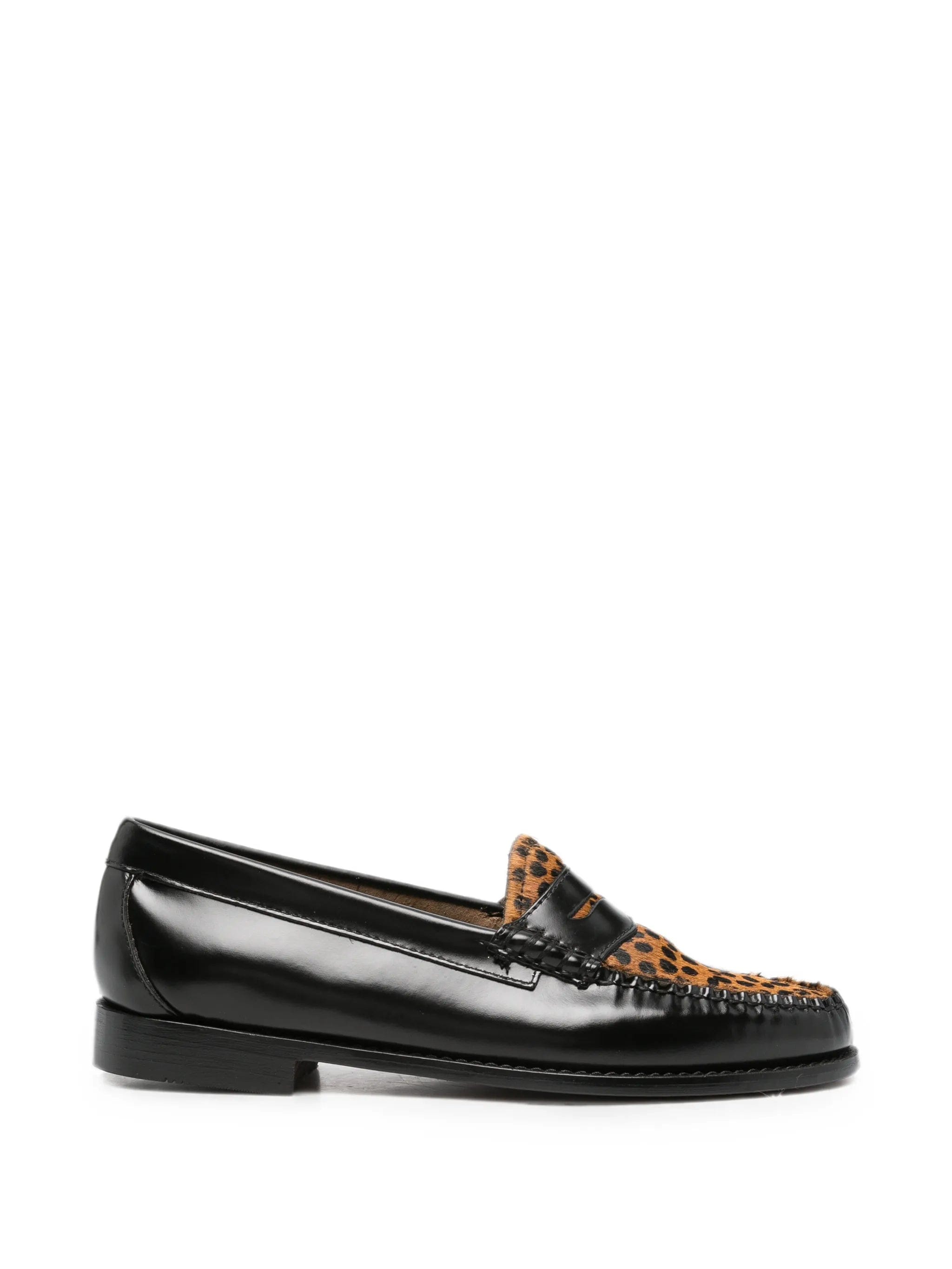 G.H.Bass leopard-print Penny loafers