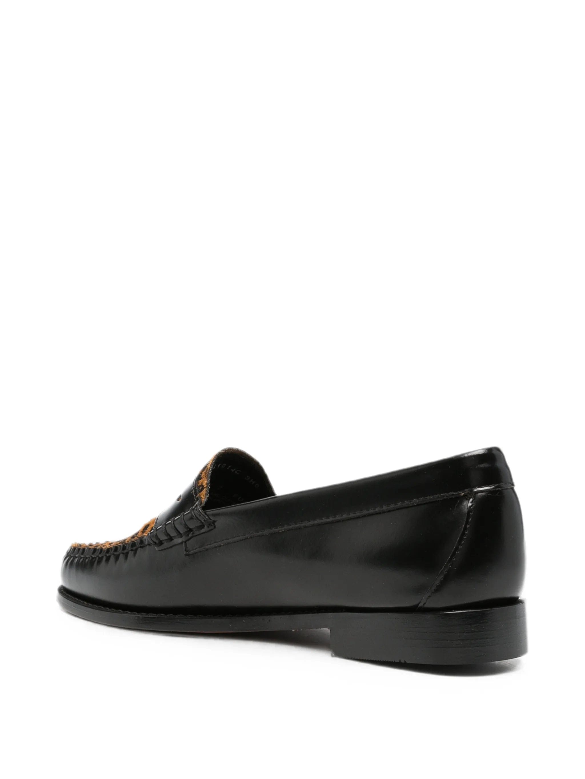 G.H.Bass leopard-print Penny loafers