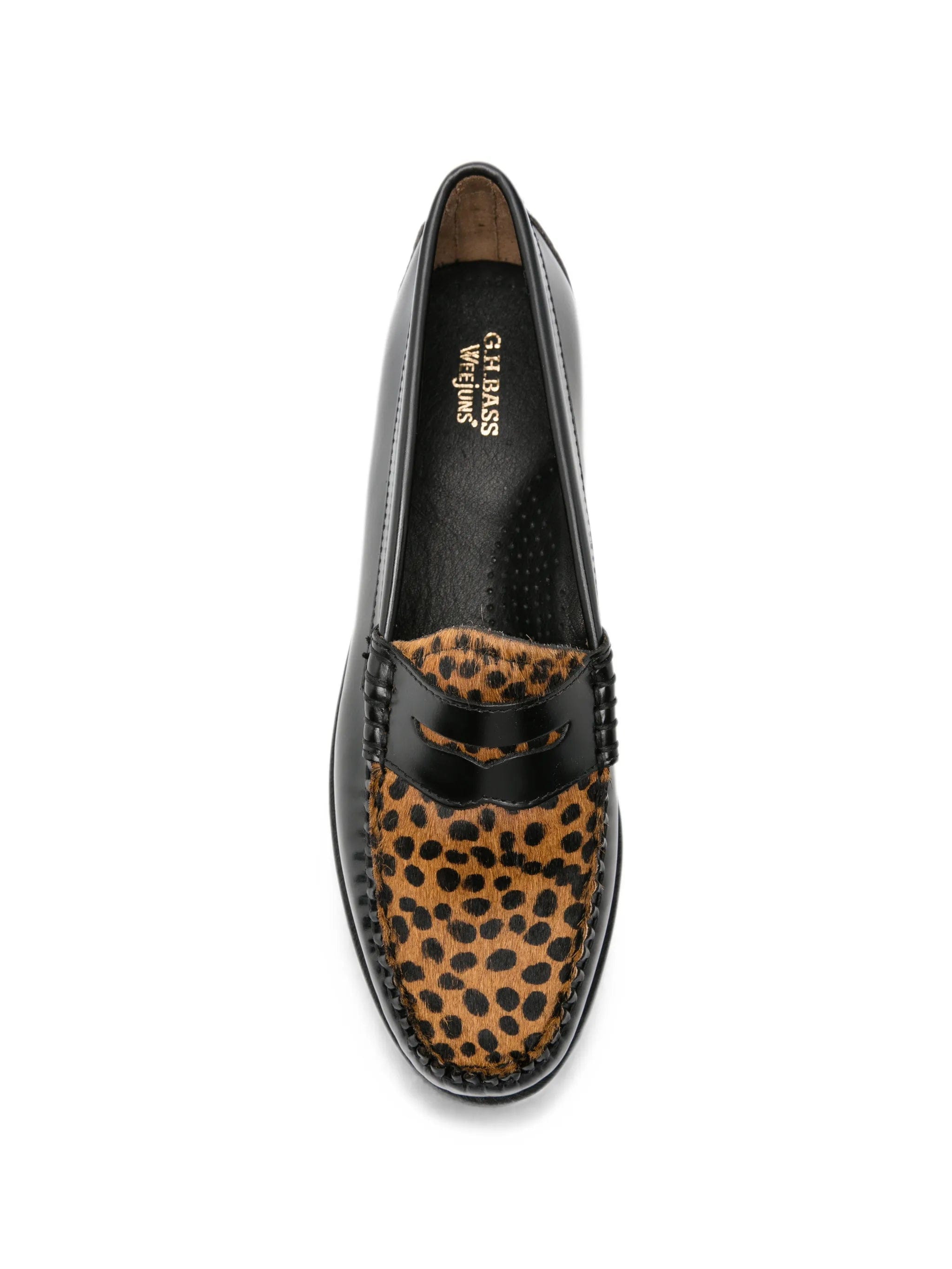 G.H.Bass leopard-print Penny loafers