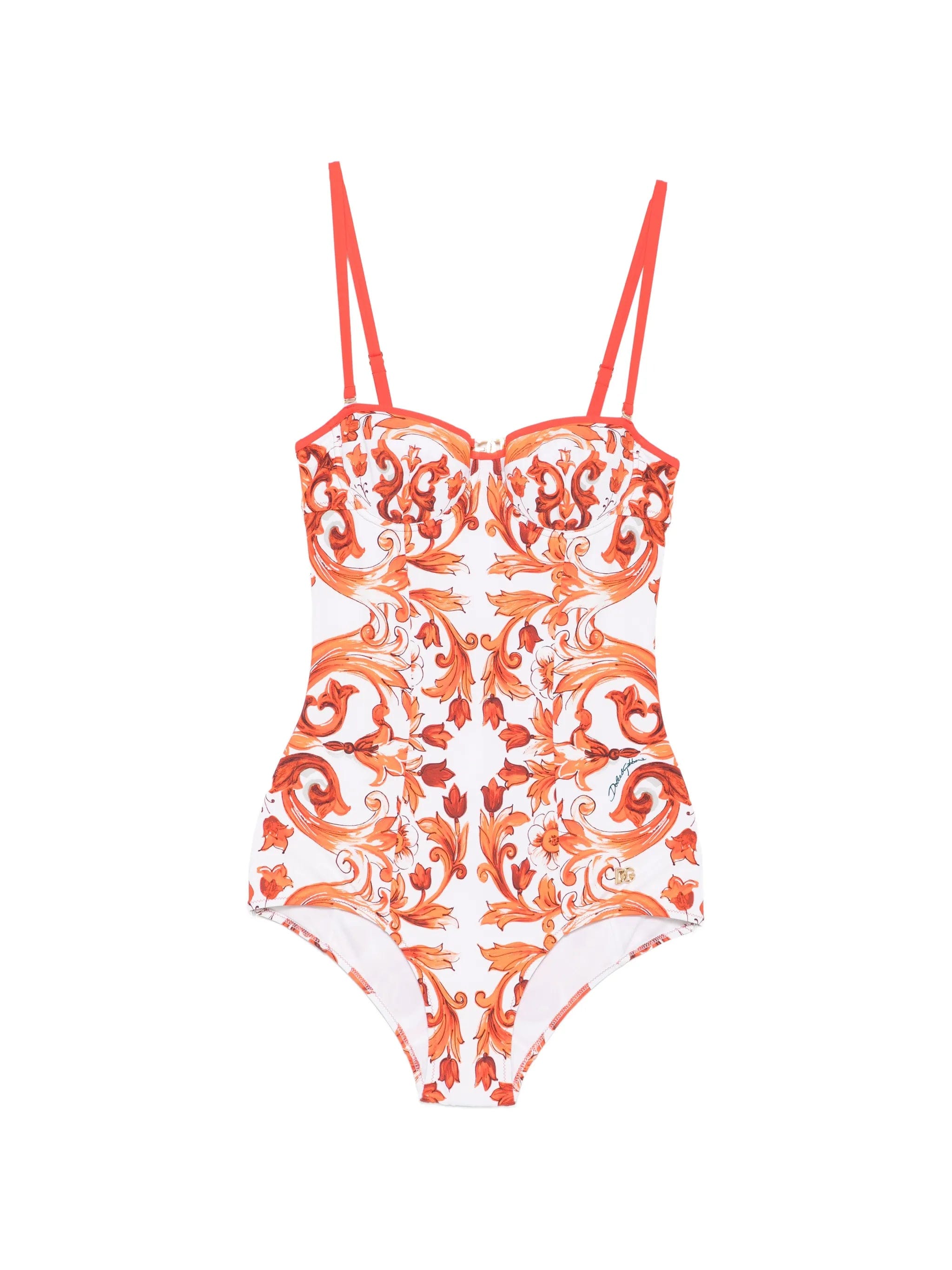 Dolce & Gabbana Maiolica-print swimsuit