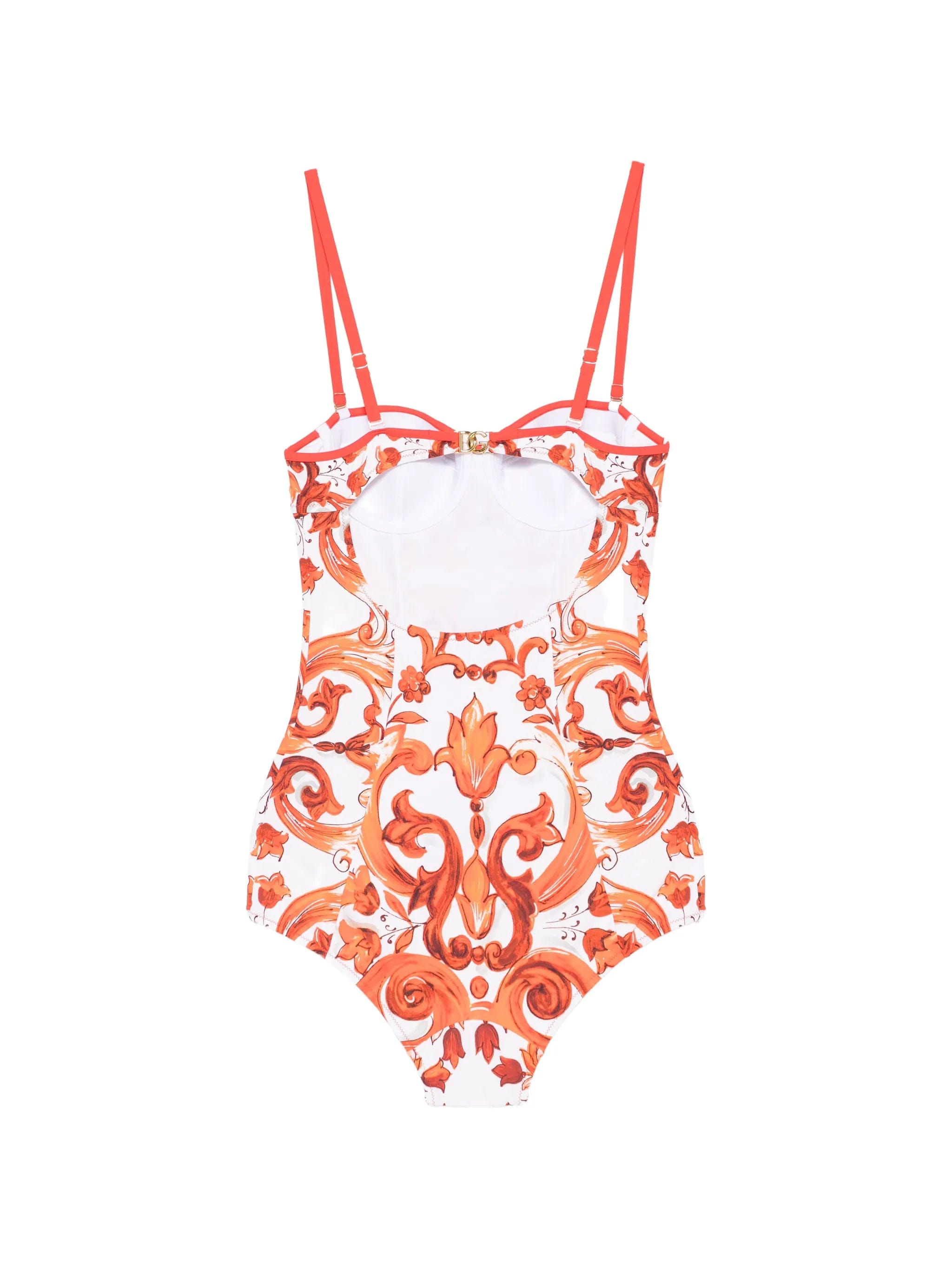 Dolce & Gabbana Maiolica-print swimsuit