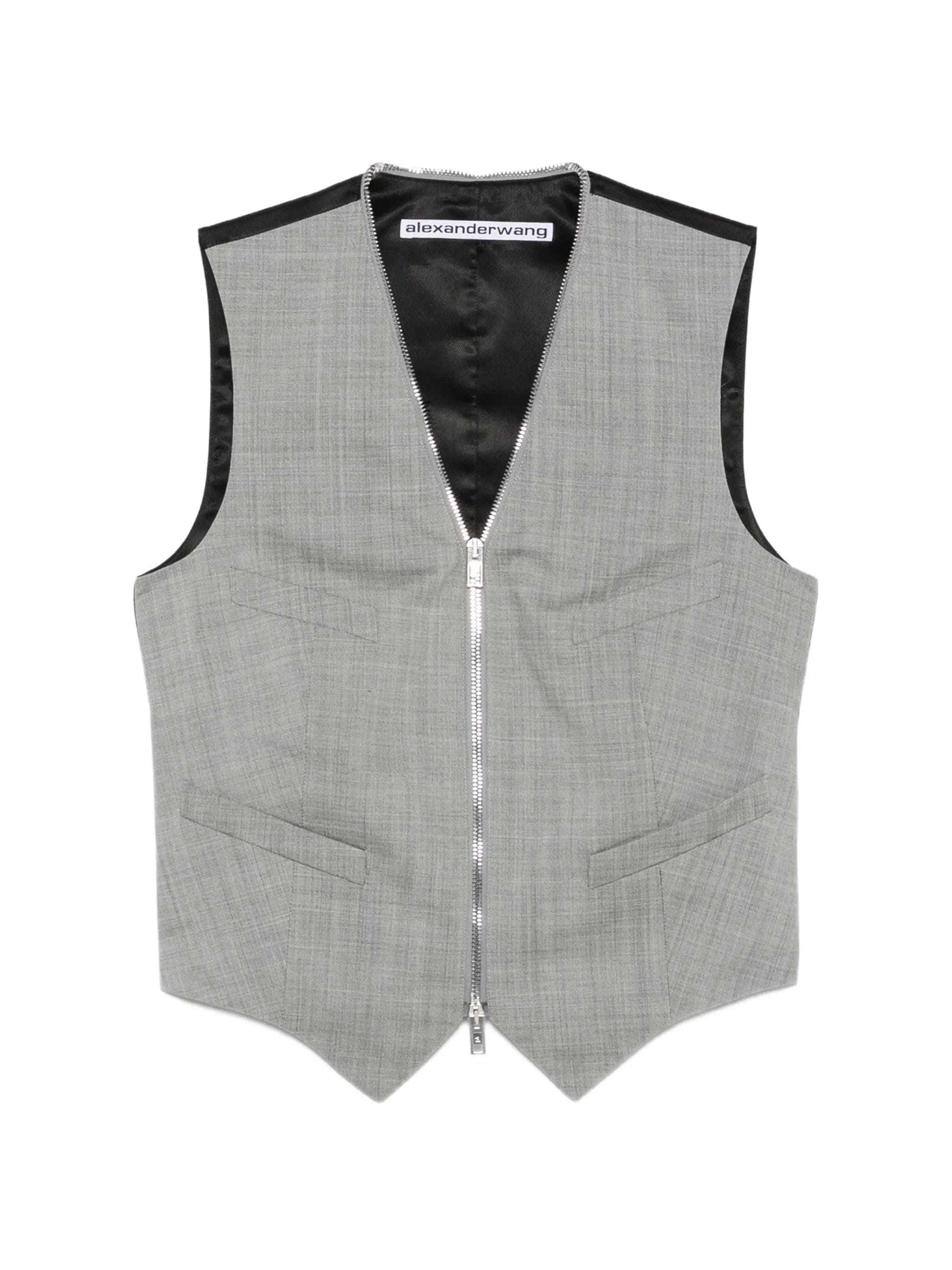 Alexander Wang tailored zipper vest
