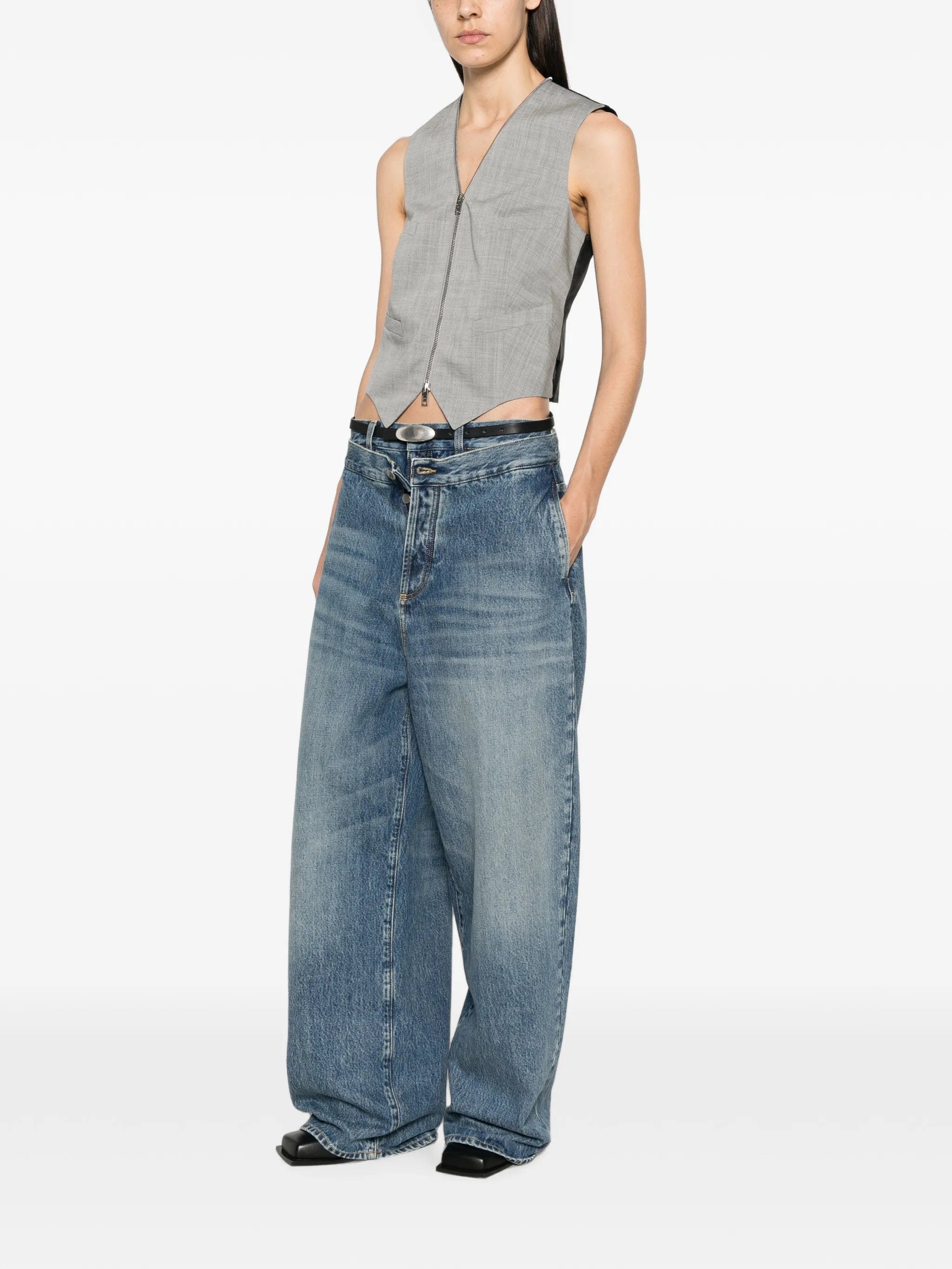 Alexander Wang tailored zipper vest