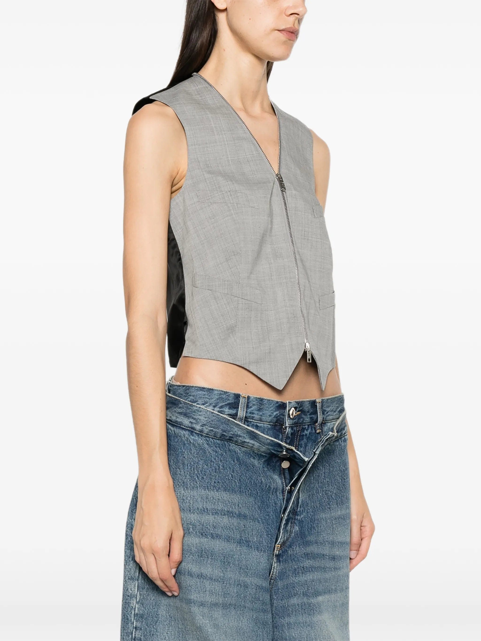 Alexander Wang tailored zipper vest