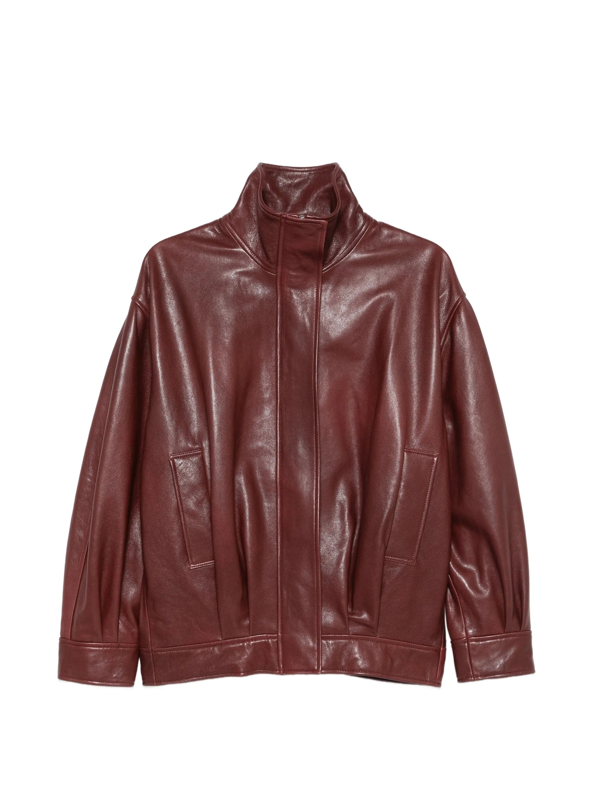 Arma Paula zip-up leather jacket