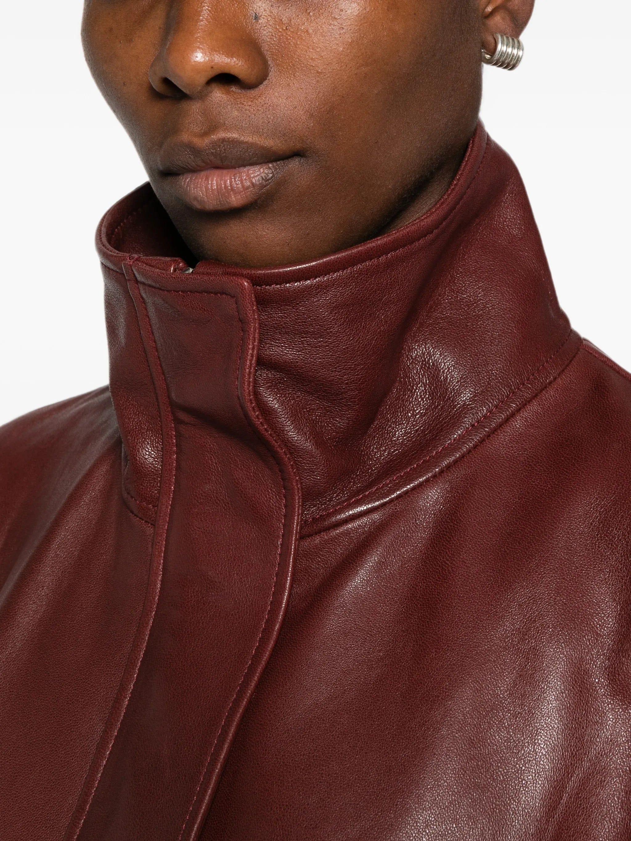 Arma Paula zip-up leather jacket