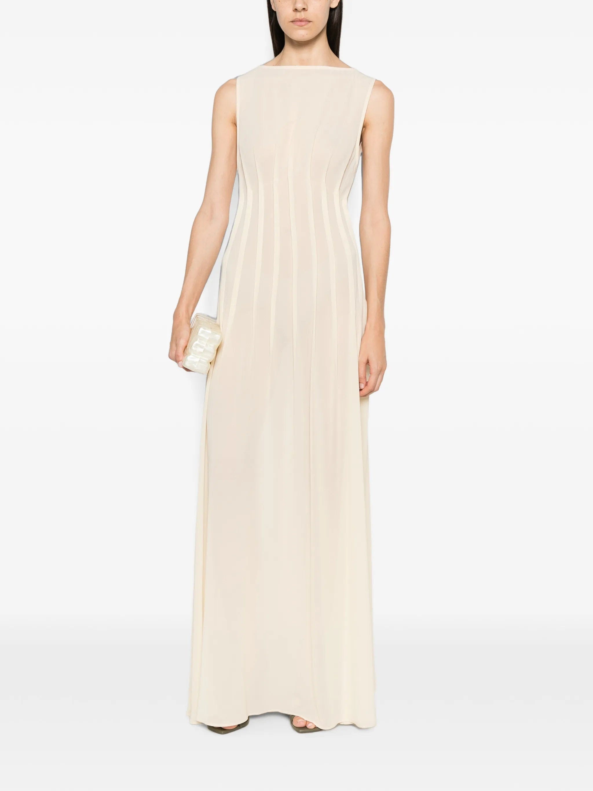 ARCINA ORI Audrey pleated maxi dress