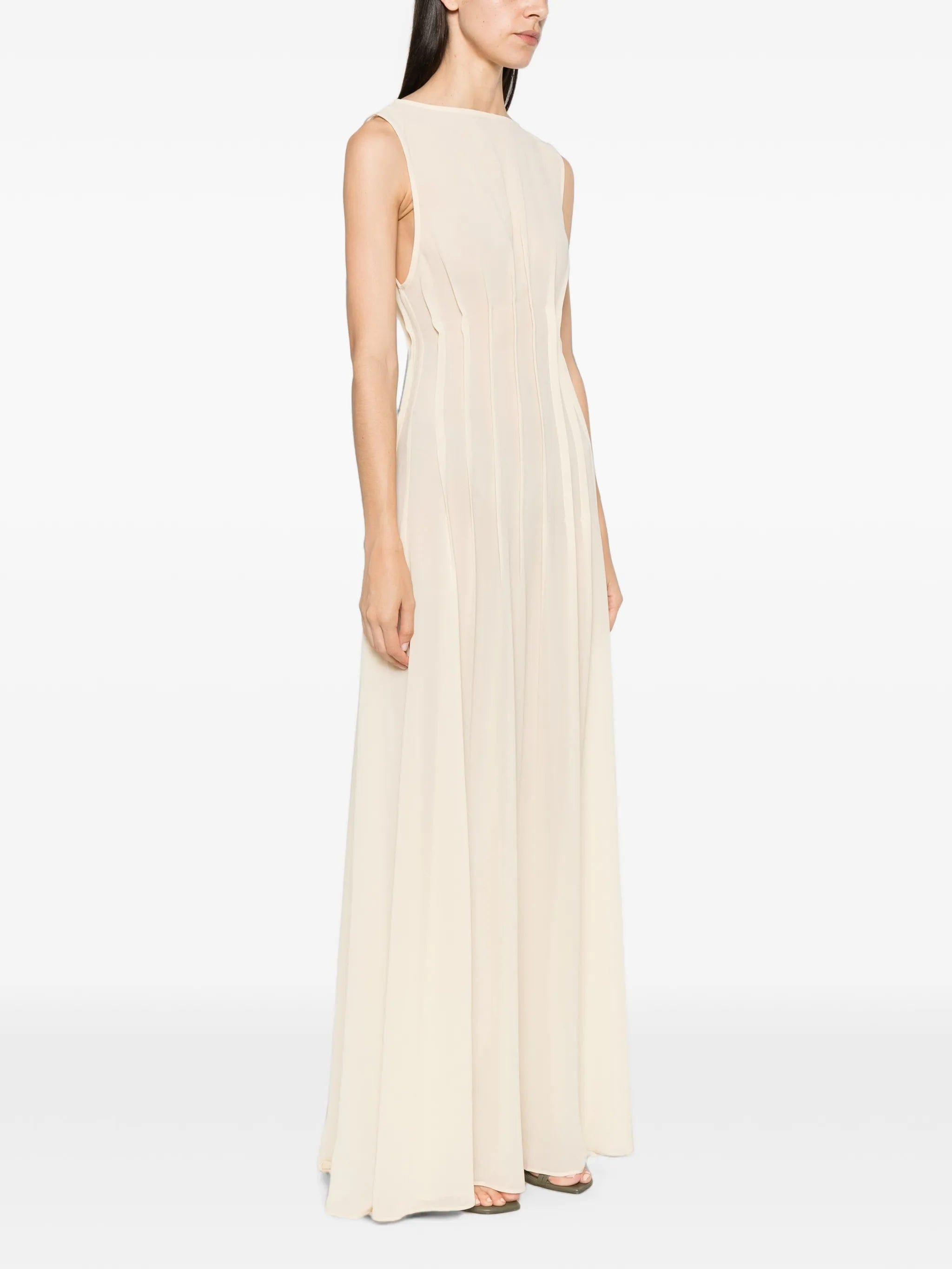 ARCINA ORI Audrey pleated maxi dress