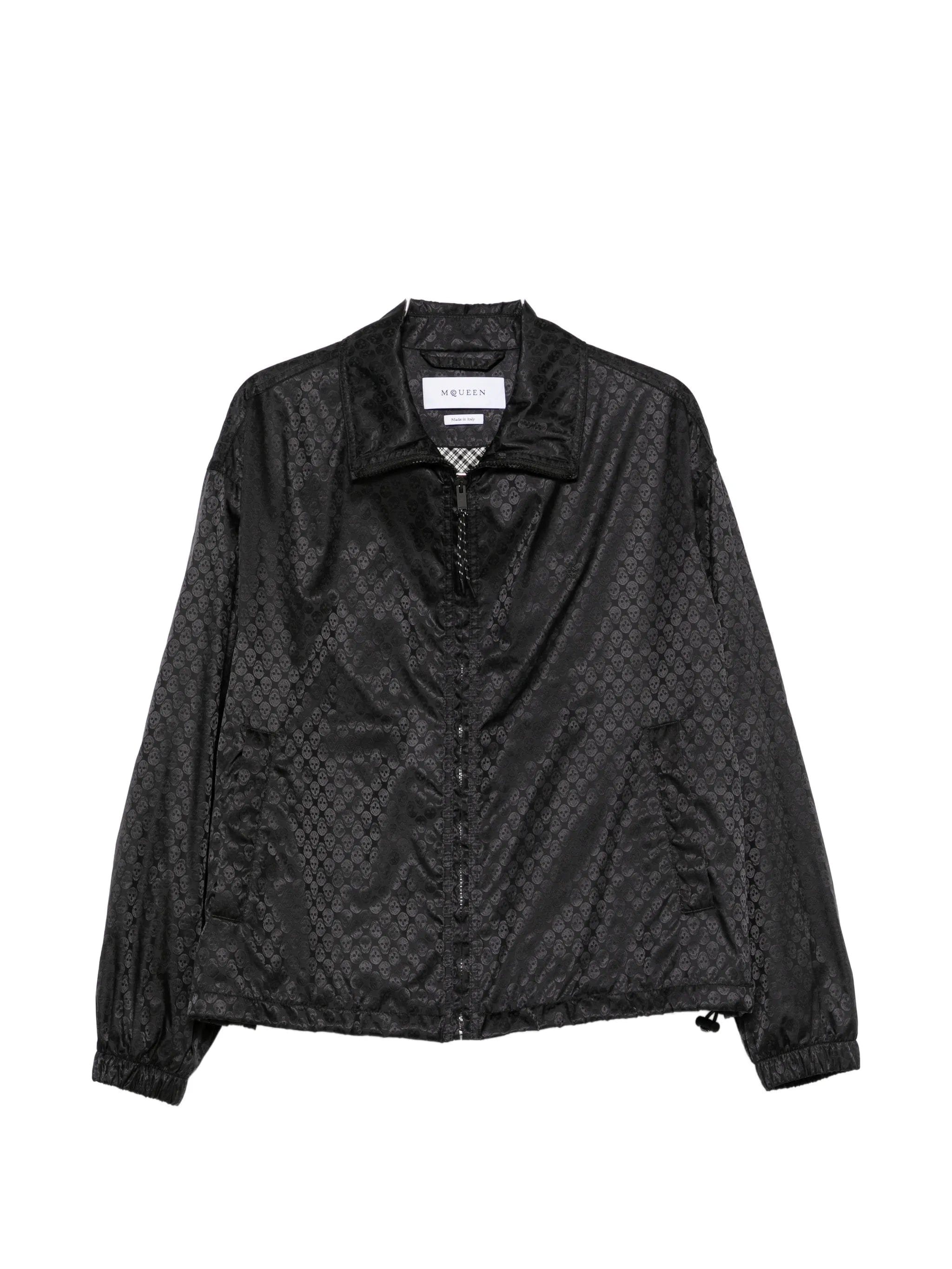 Alexander McQueen Skull-jacquard jacket