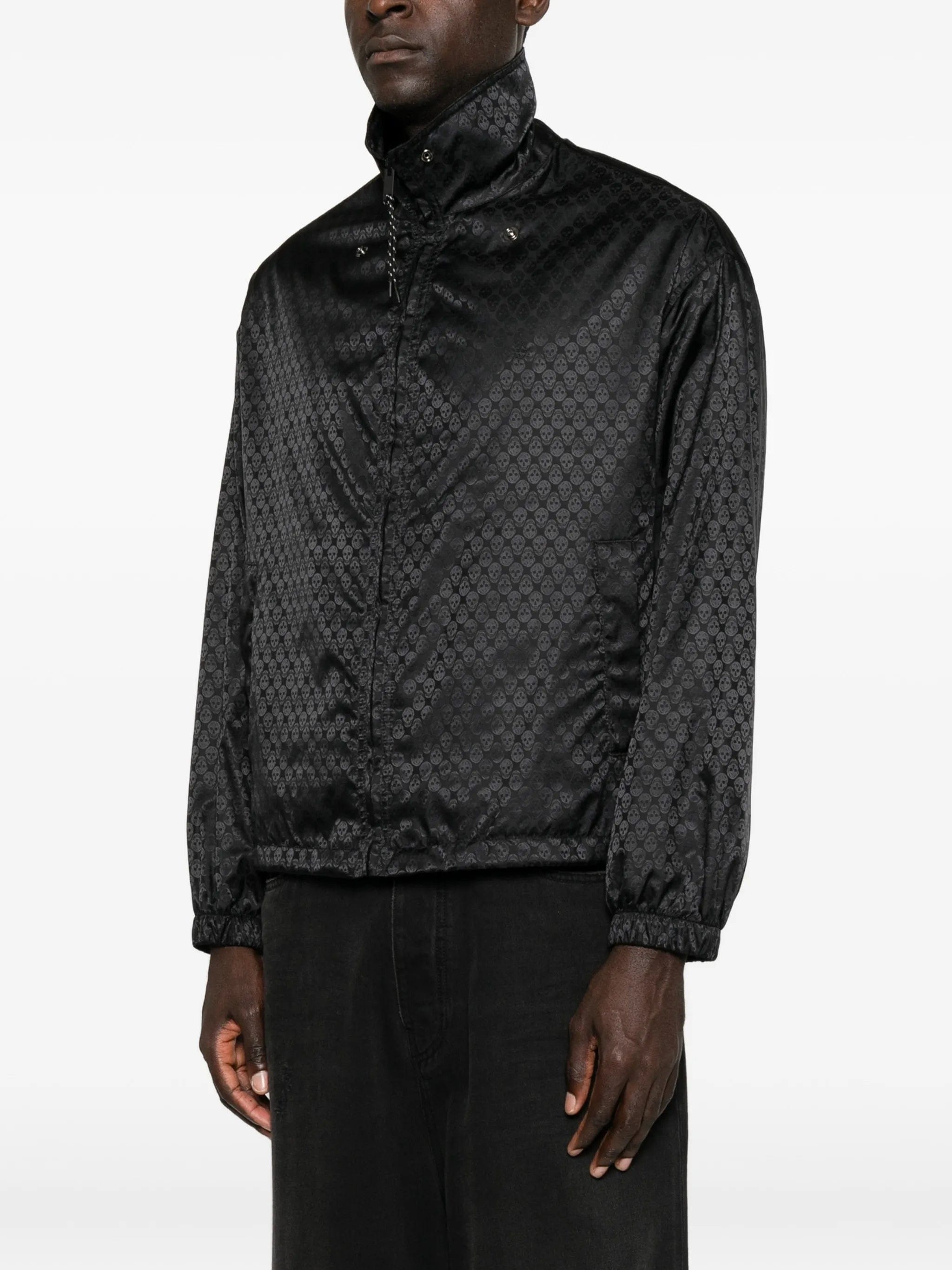 Alexander McQueen Skull-jacquard jacket