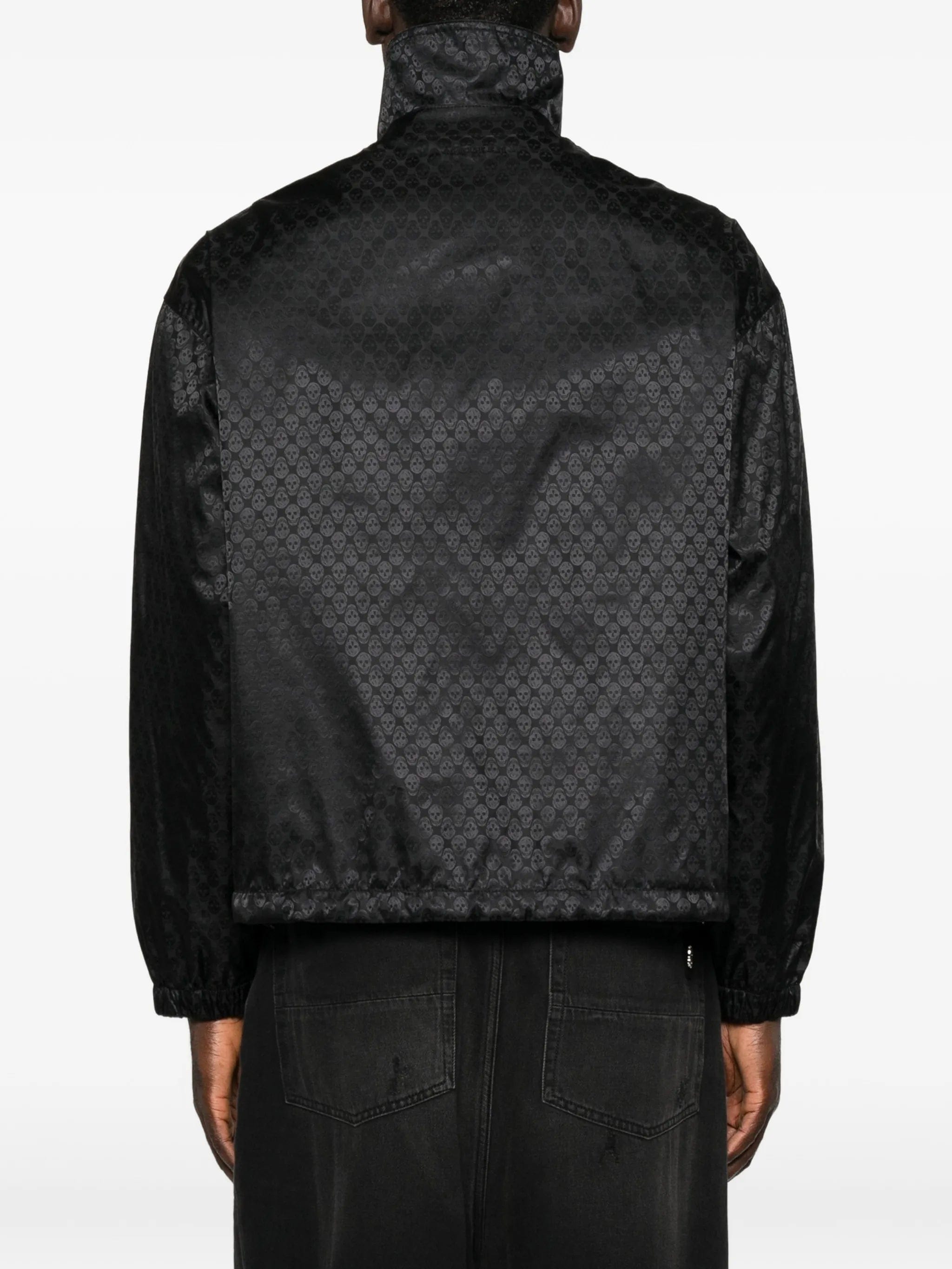 Alexander McQueen Skull-jacquard jacket