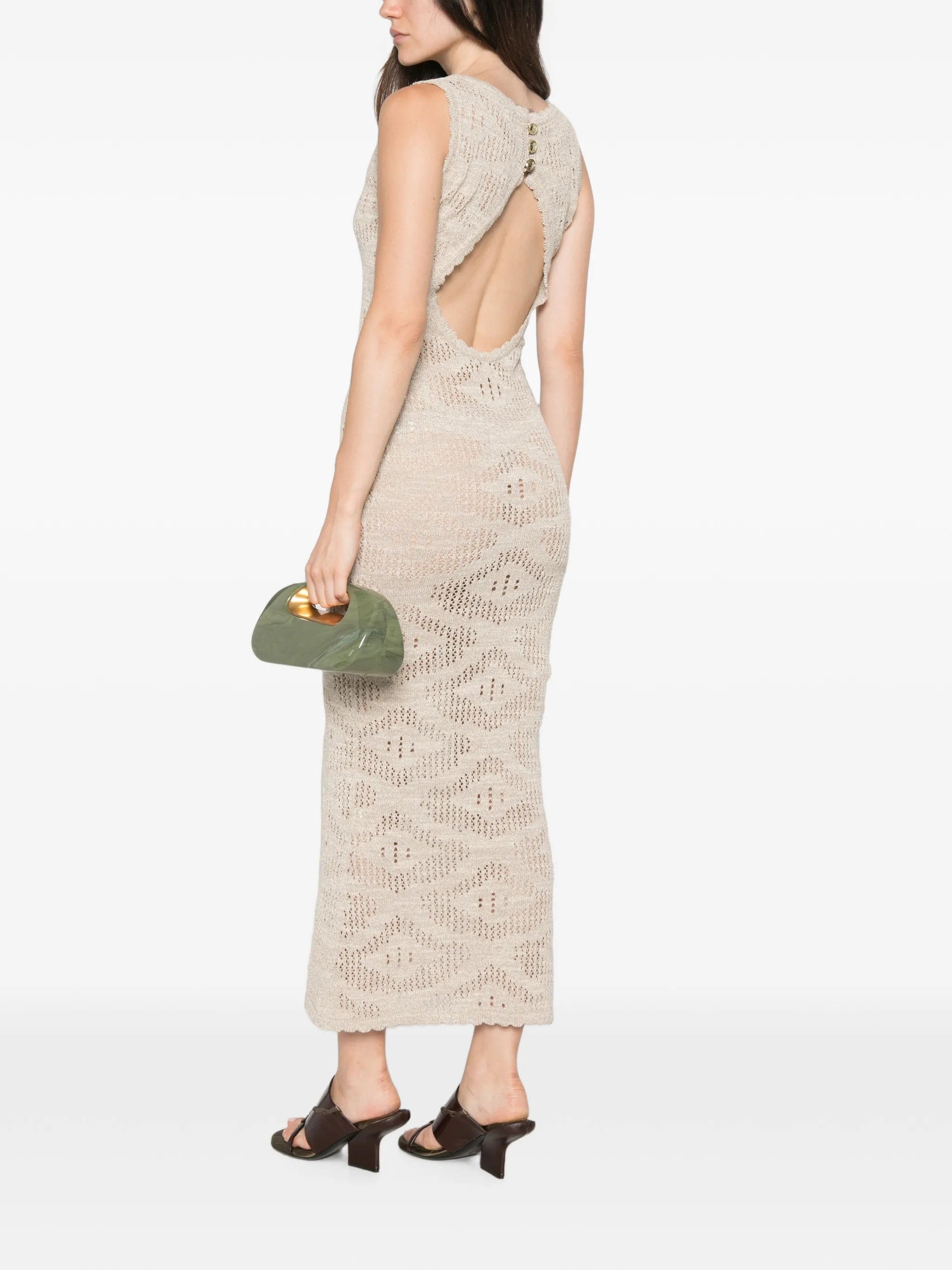 Asta Resort Eve crochet-knit dress