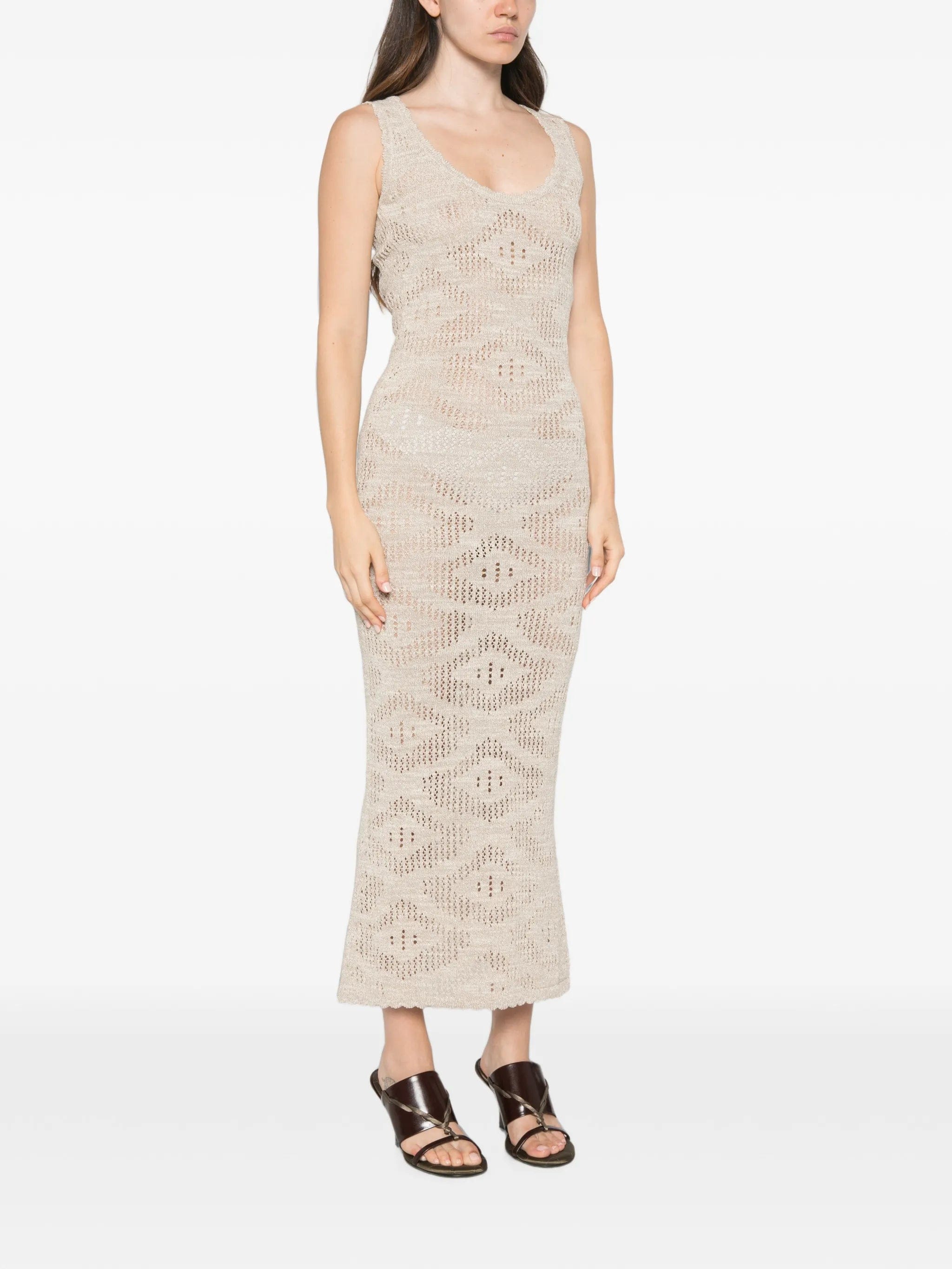Asta Resort Eve crochet-knit dress
