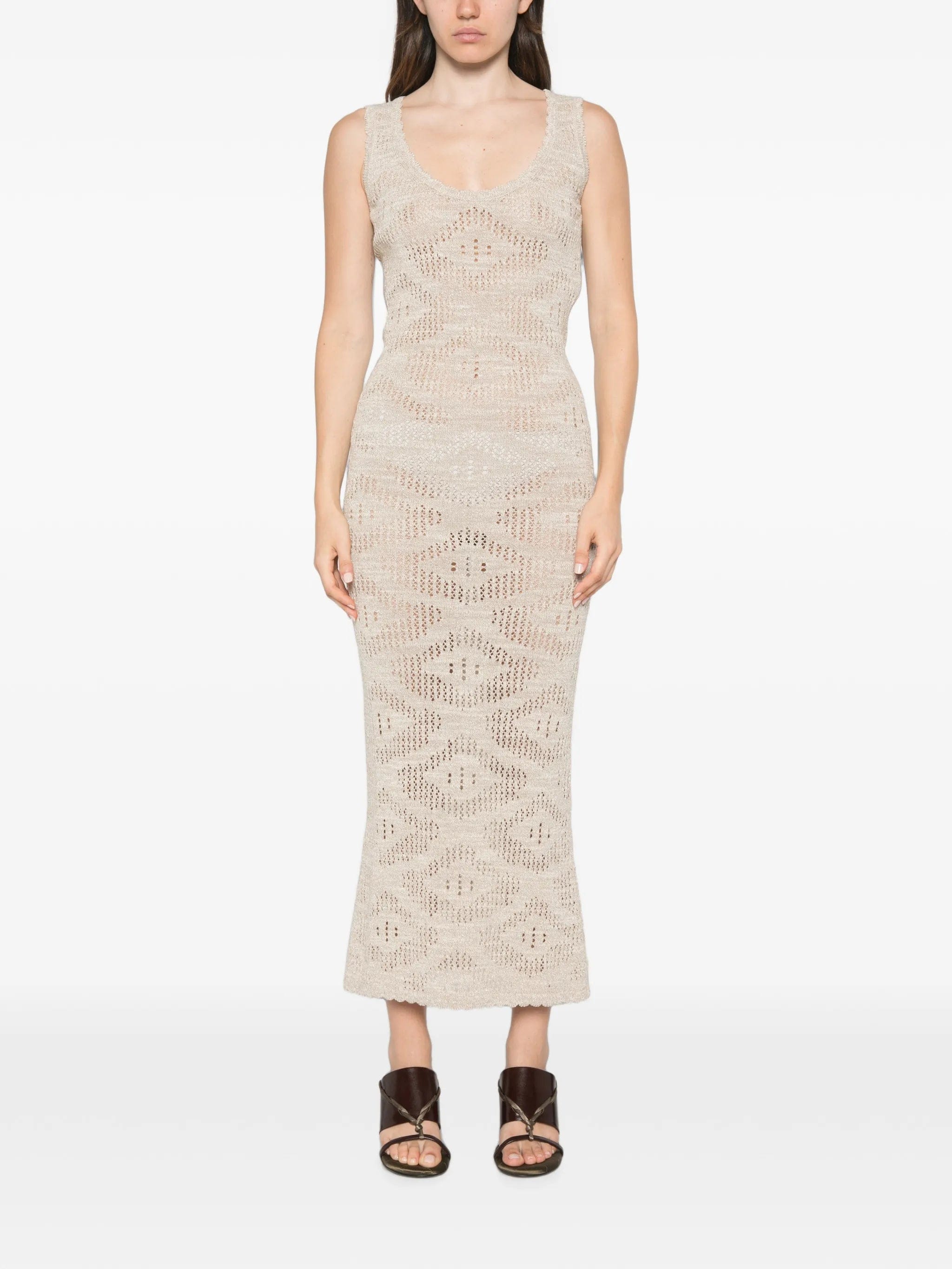 Asta Resort Eve crochet-knit dress