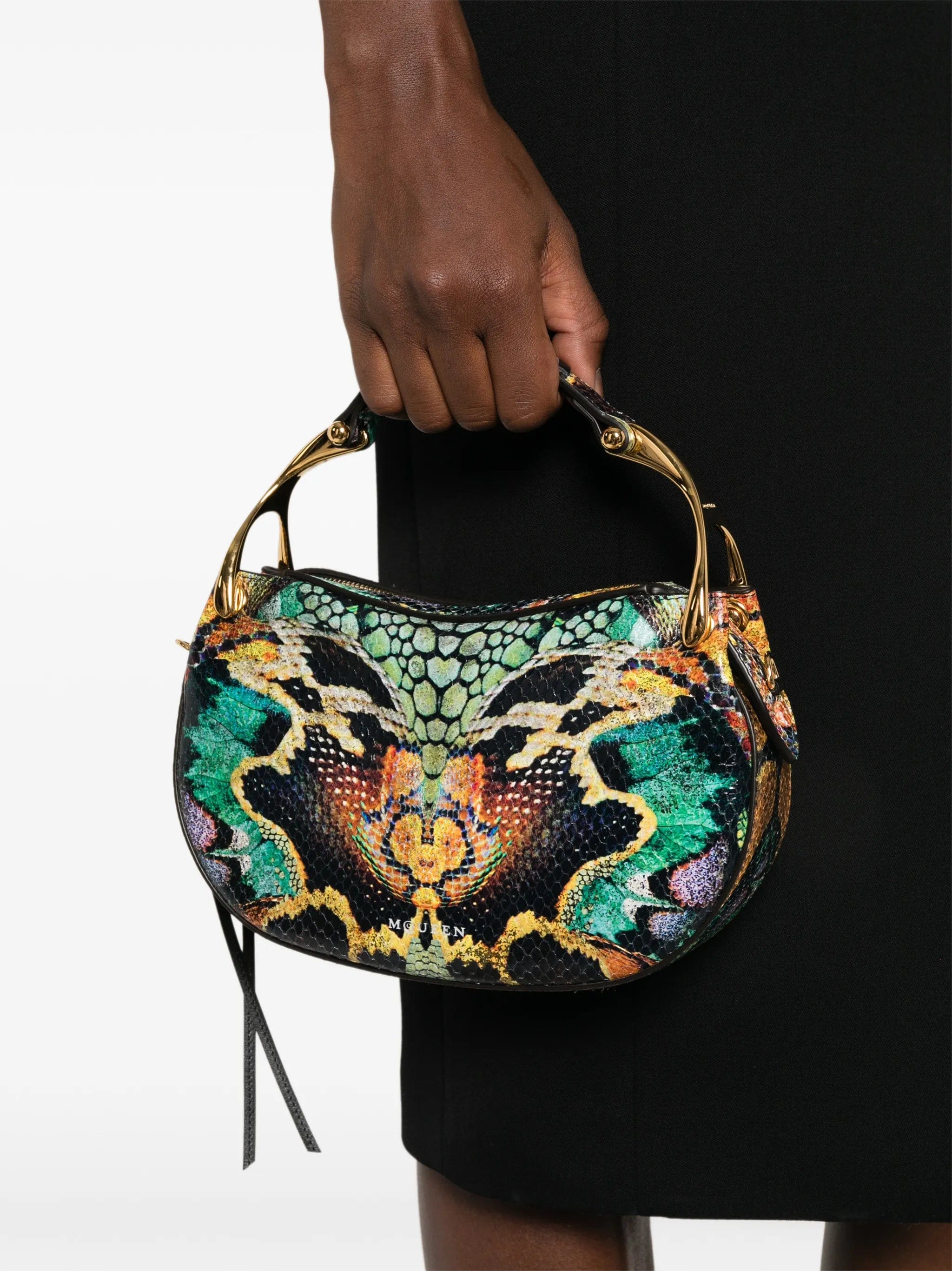 Alexander McQueen Wishbone printed tote bag