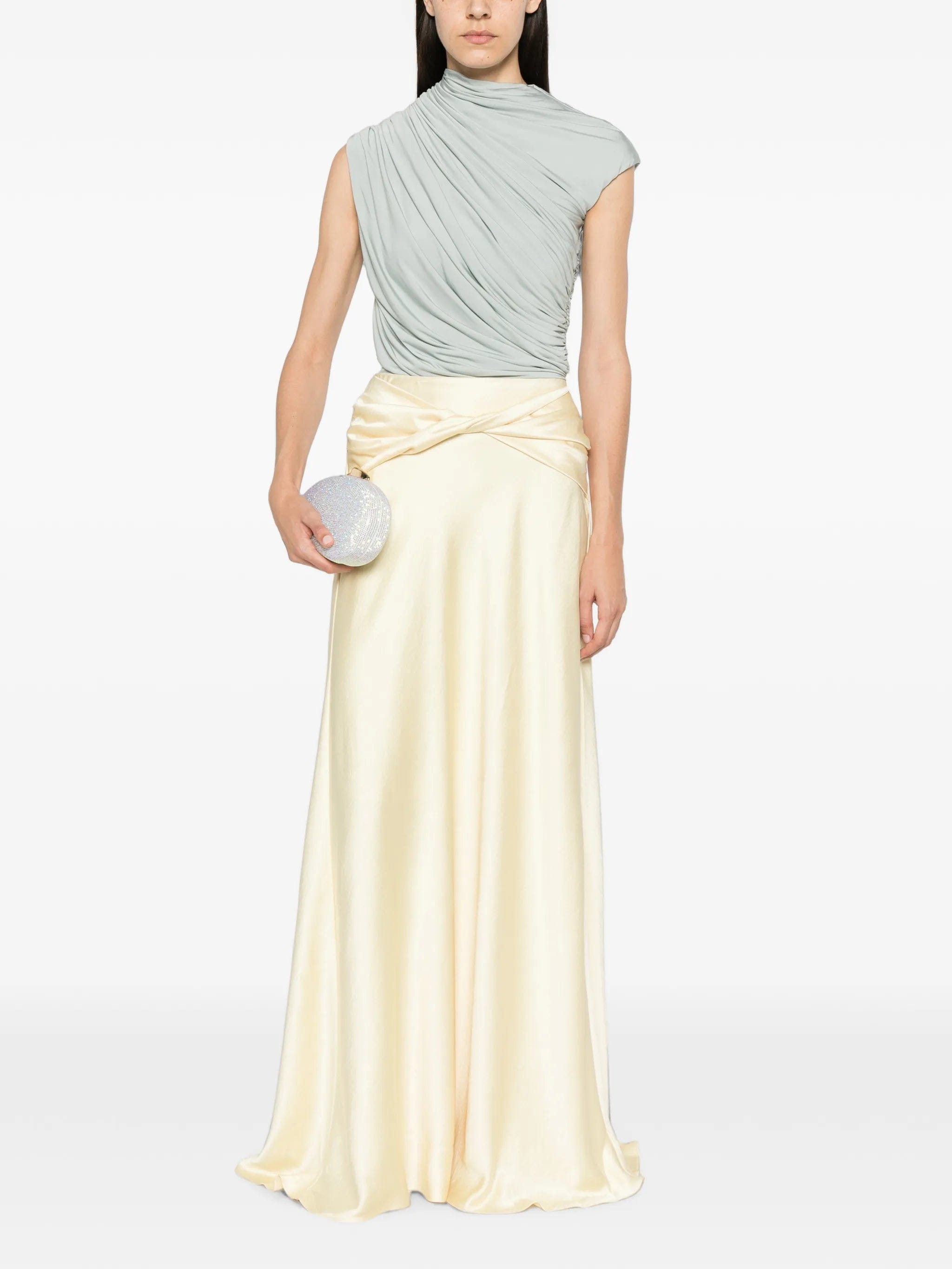 ARCINA ORI Andi twisted-waist maxi skirt
