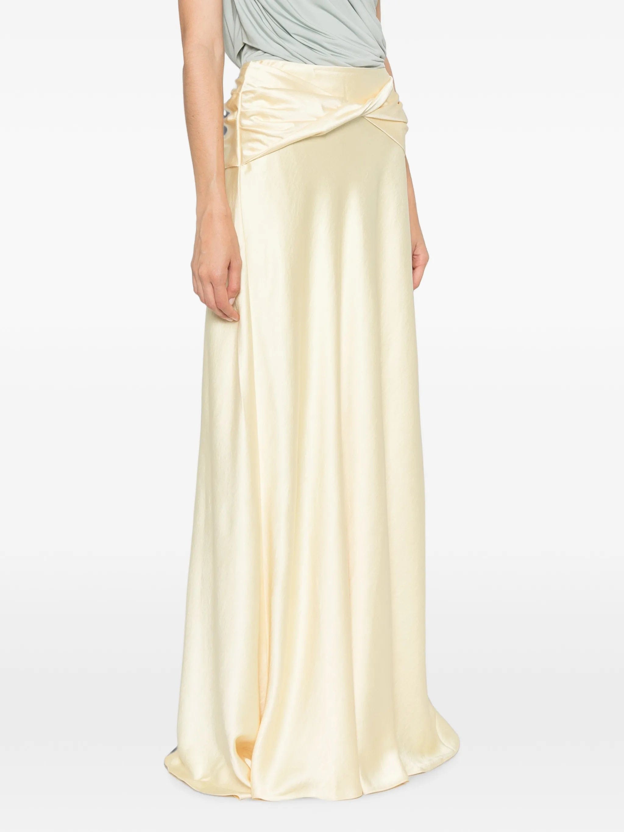 ARCINA ORI Andi twisted-waist maxi skirt