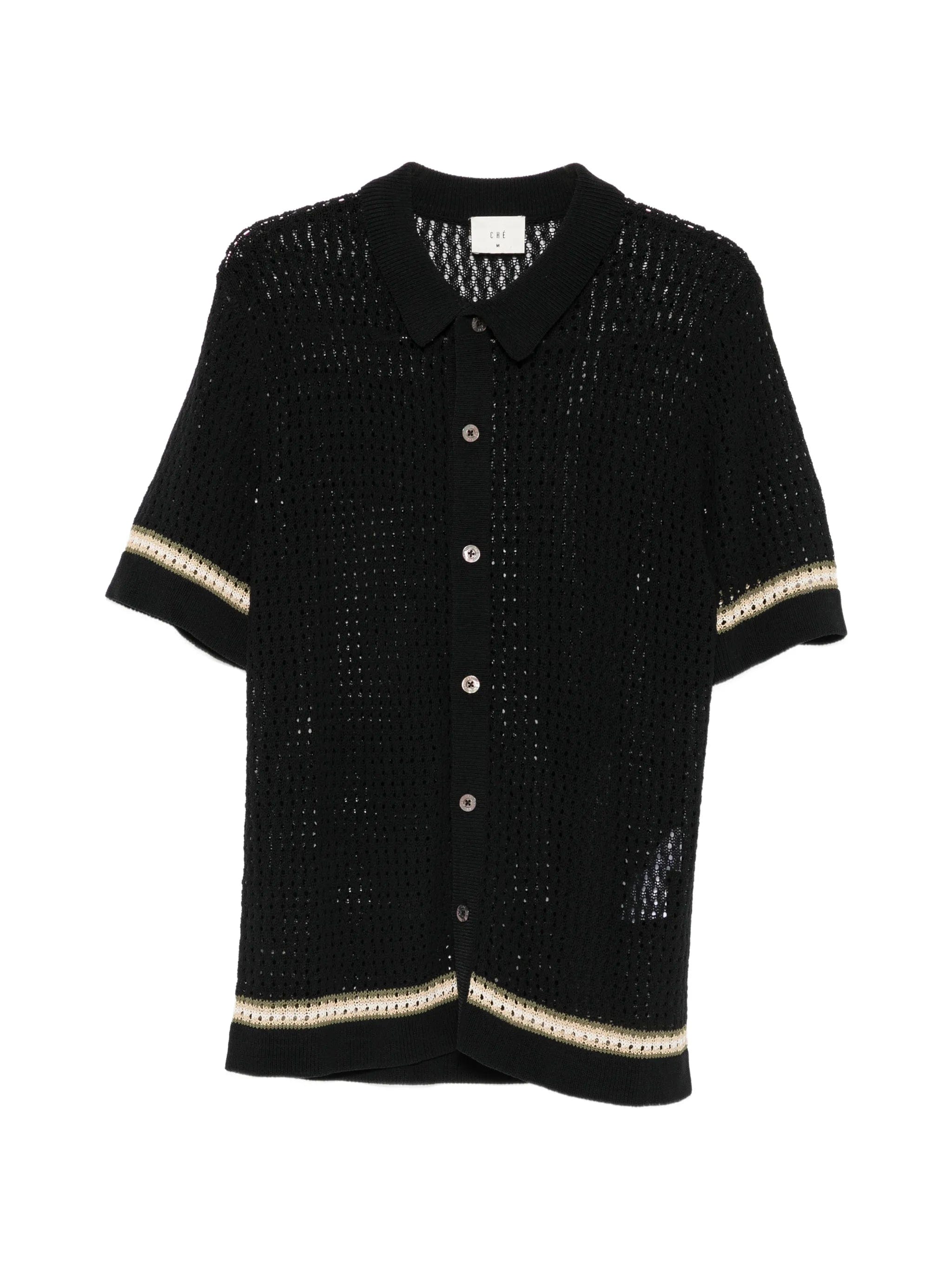 CHÉ crochet short-sleeve shirt