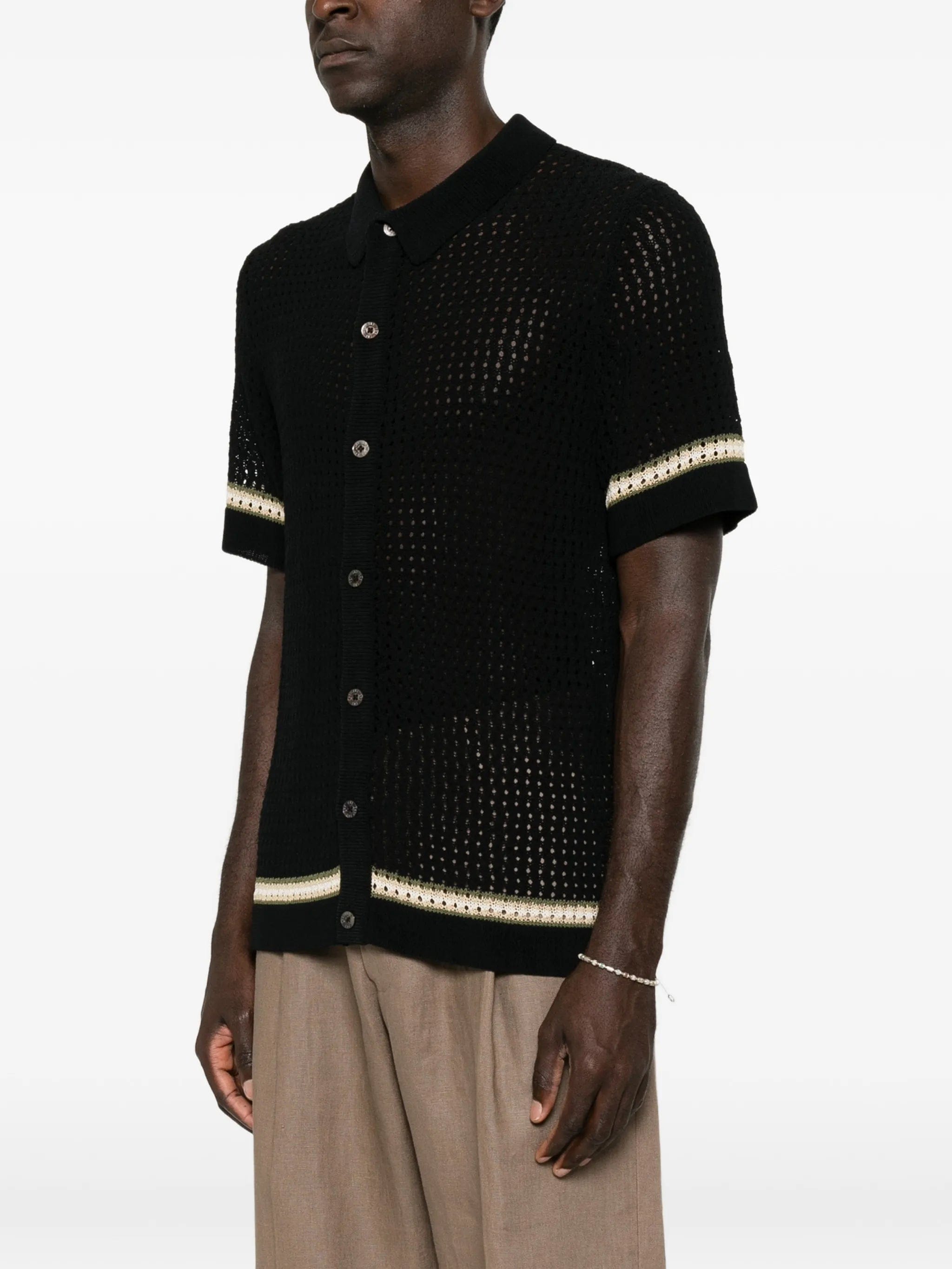 CHÉ crochet short-sleeve shirt