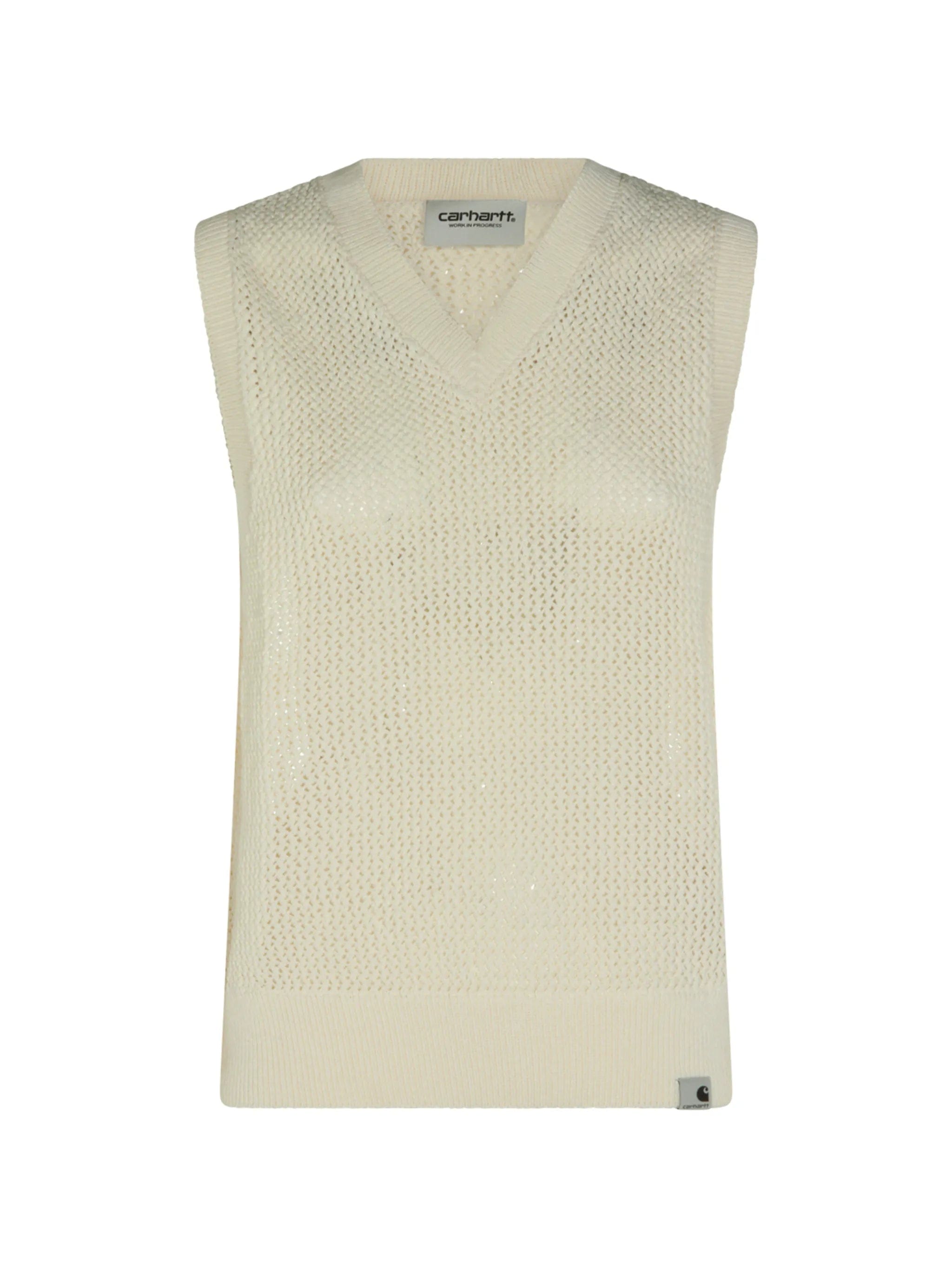Carhartt WIP open-knit V-neck sweater