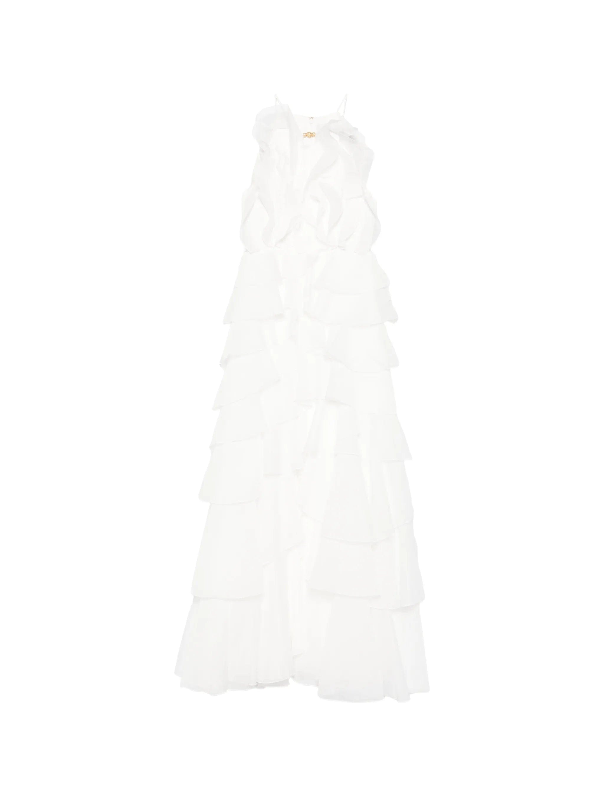 Aje Cleo ruffled gown maxi dress