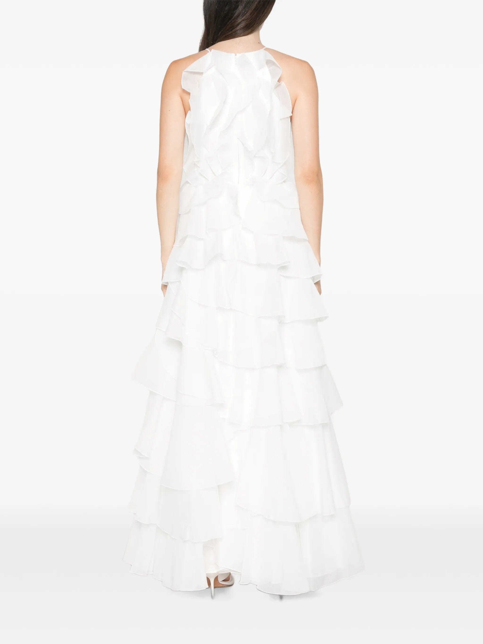 Aje Cleo ruffled gown maxi dress