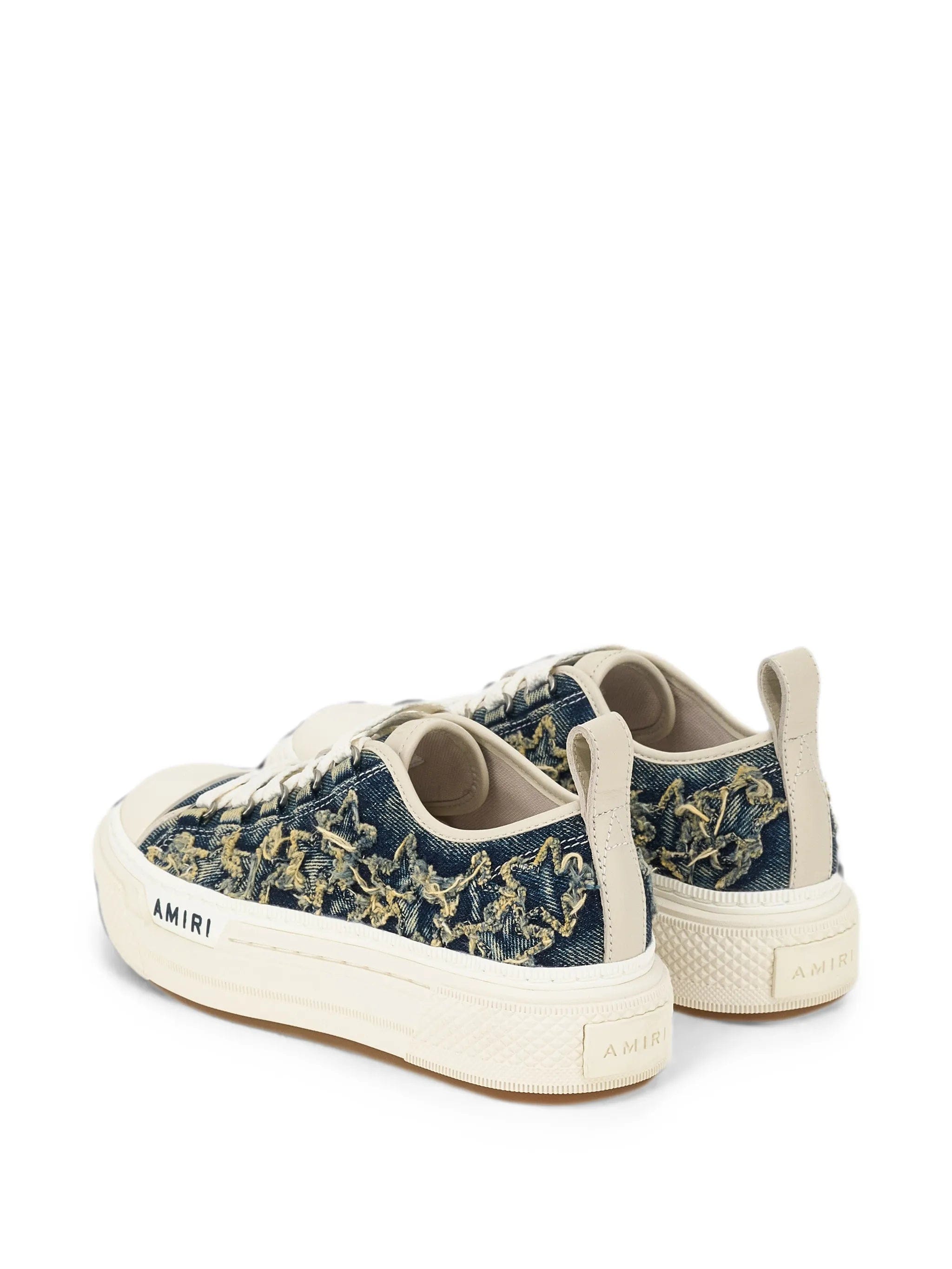 Amiri denim court low sneakers