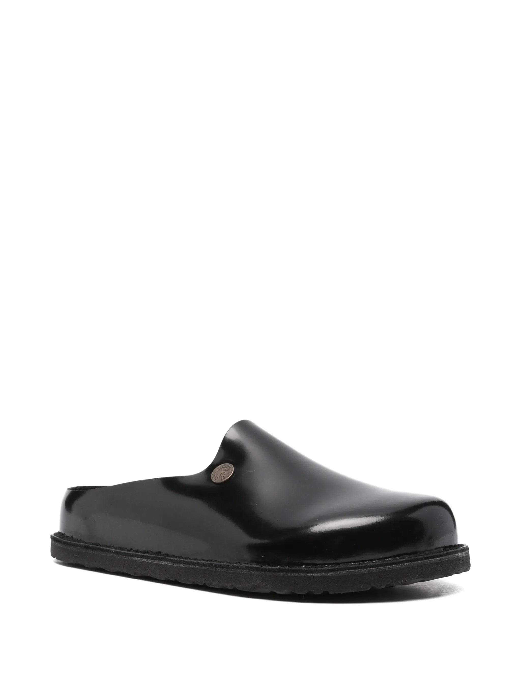 BIRKENSTOCK 1774 leather slip-on clogs