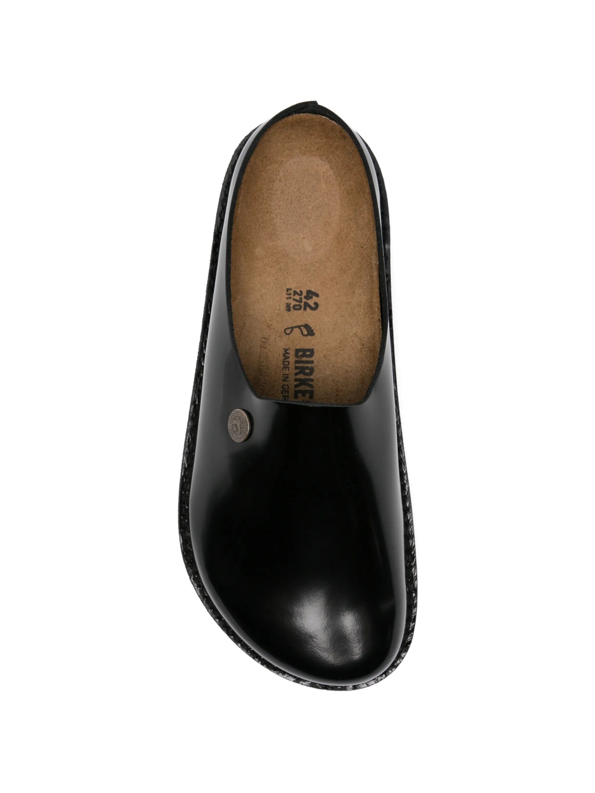 BIRKENSTOCK 1774 leather slip-on clogs