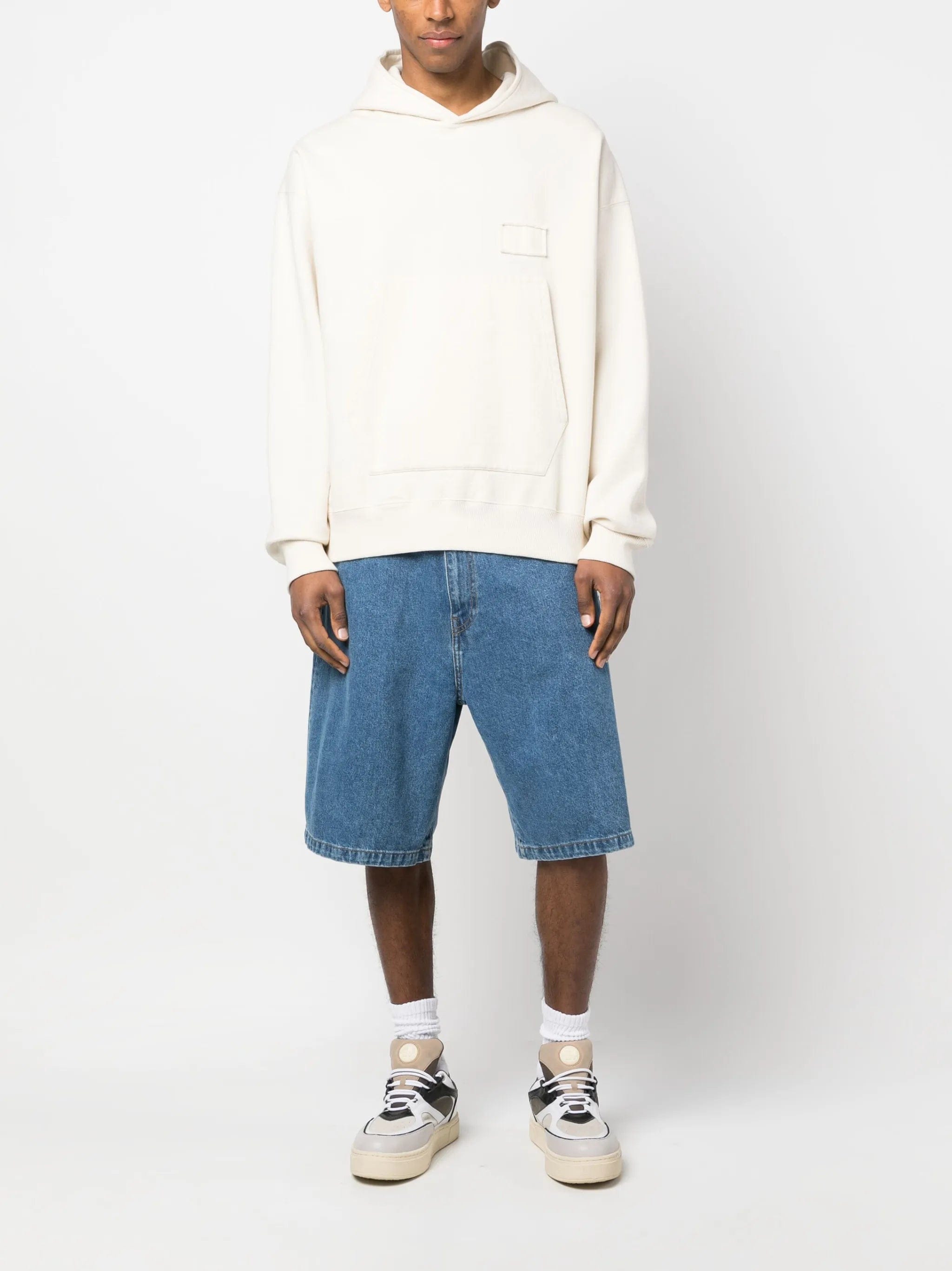 Carhartt WIP logo-detail denim shorts