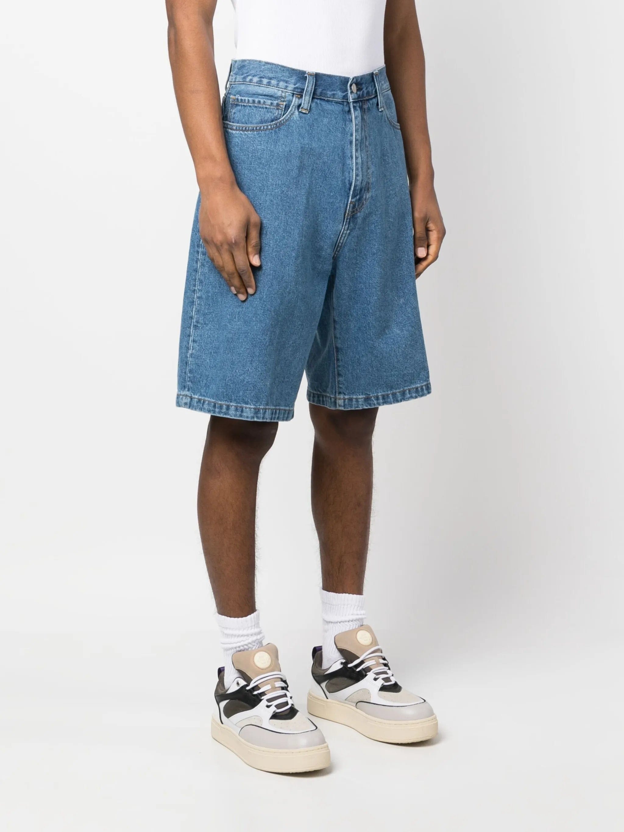 Carhartt WIP logo-detail denim shorts