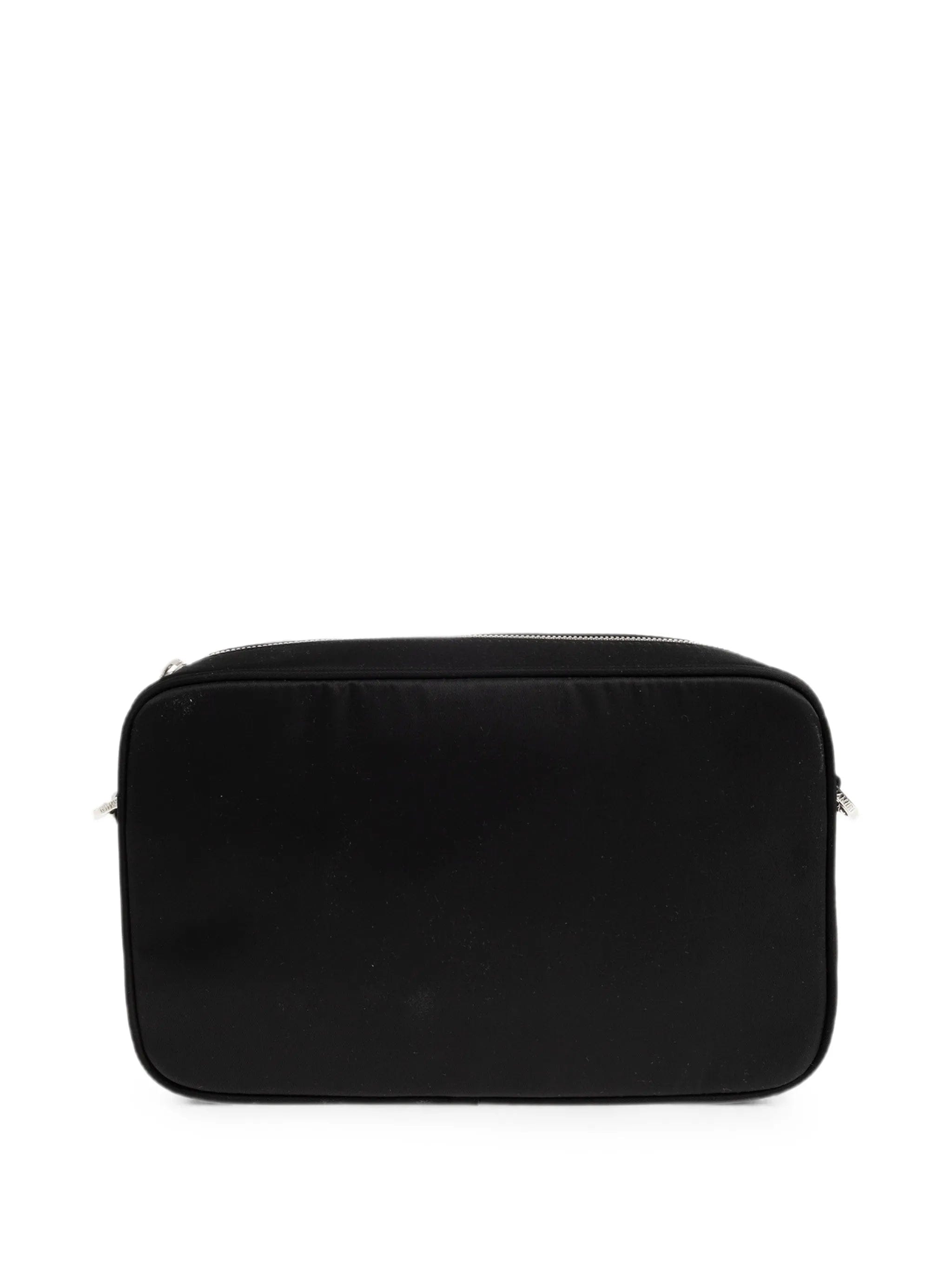 Amiri Staggered logo-embroidered messenger bag