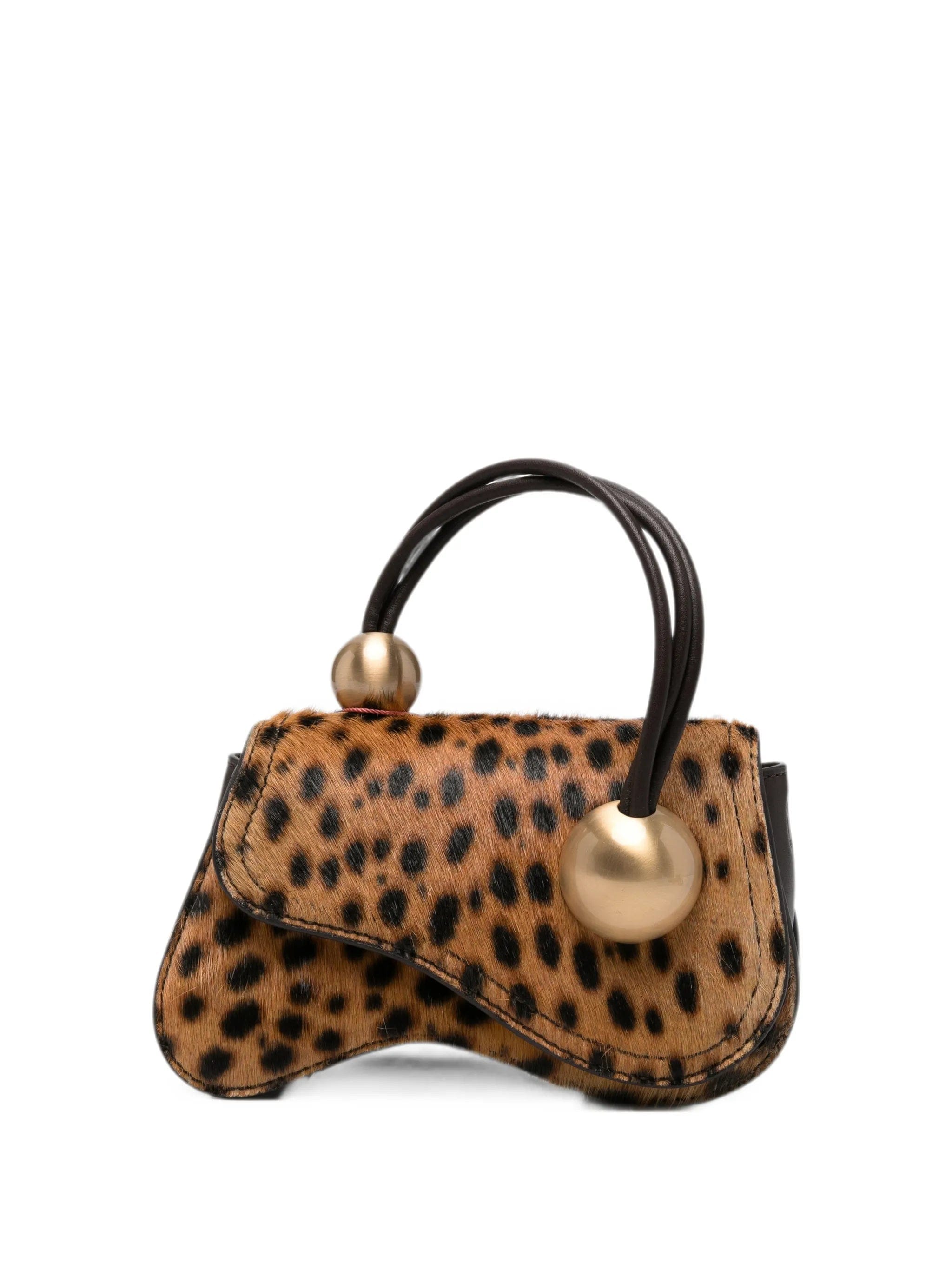 Cult Gaia mini Kazia Nano leopard-print crossbody bag