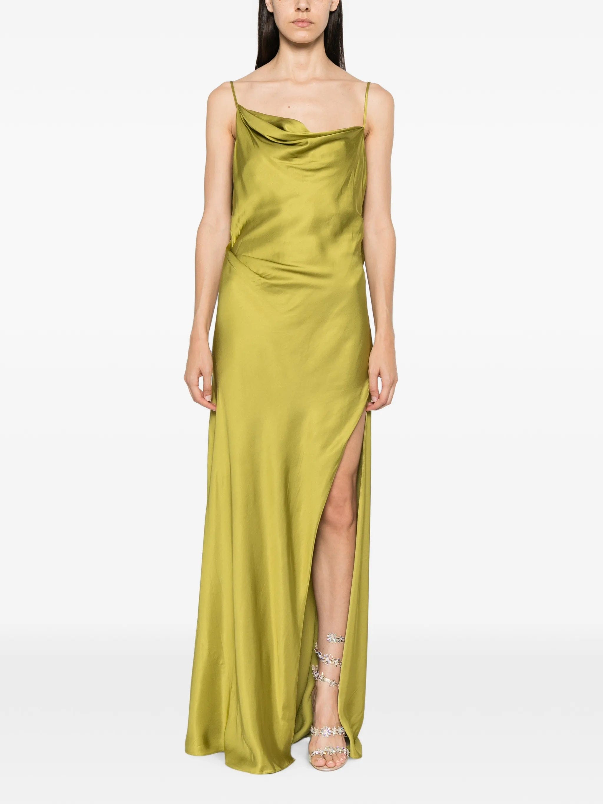 ARCINA ORI Odessa ruffled-back dress