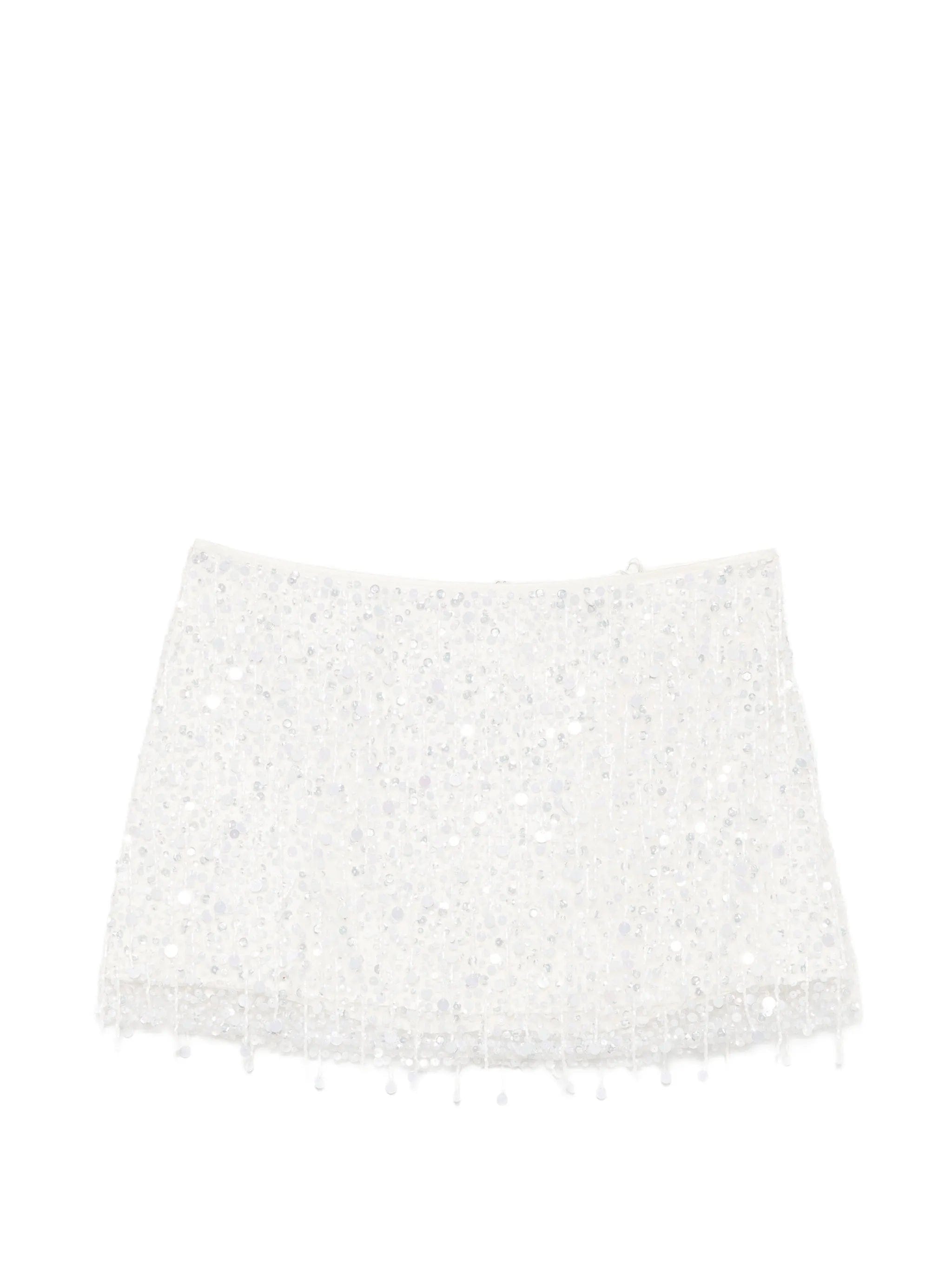 Asta Resort Yasmin bead-embellished mini skirt