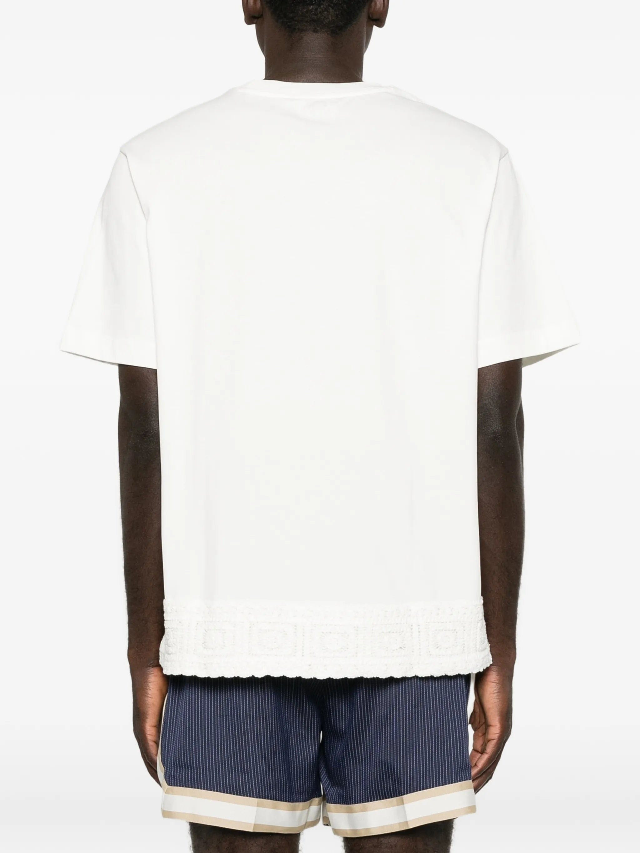 CHÉ Inigo crochet-trim T-shirt