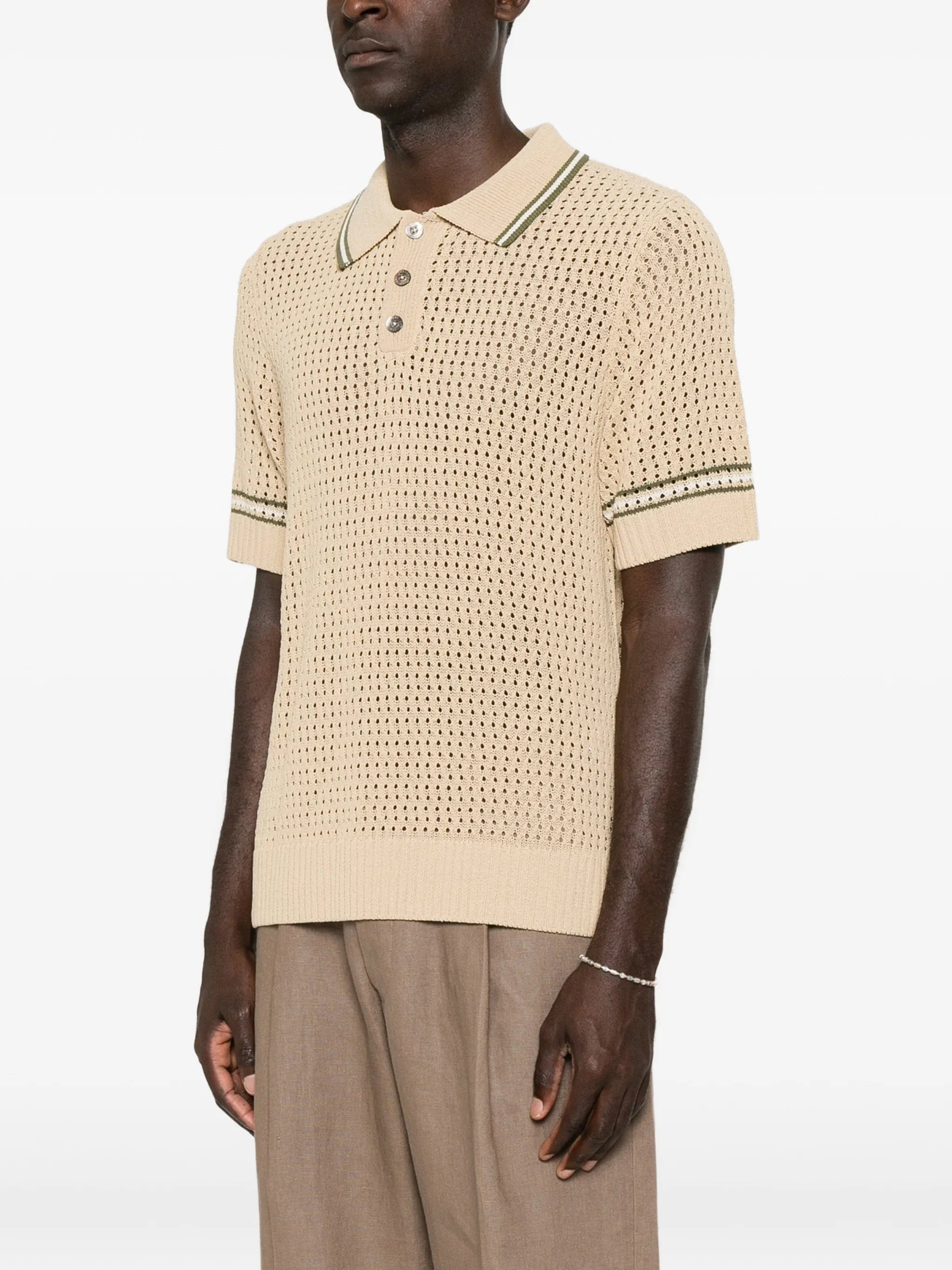 CHÉ Bennett knitted polo shirt