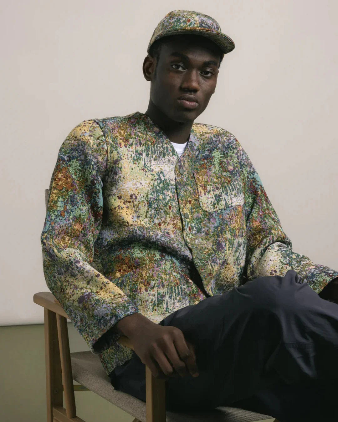 Kestin Leuchars Cap In Multi Jacquard
