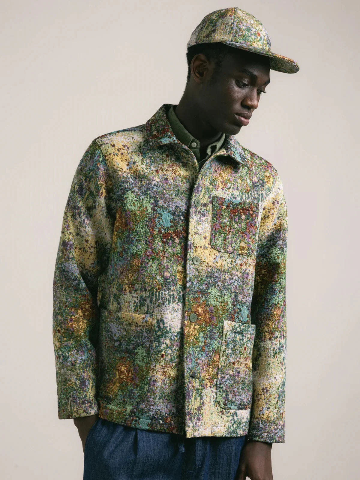 Kestin Leuchars Cap In Multi Jacquard