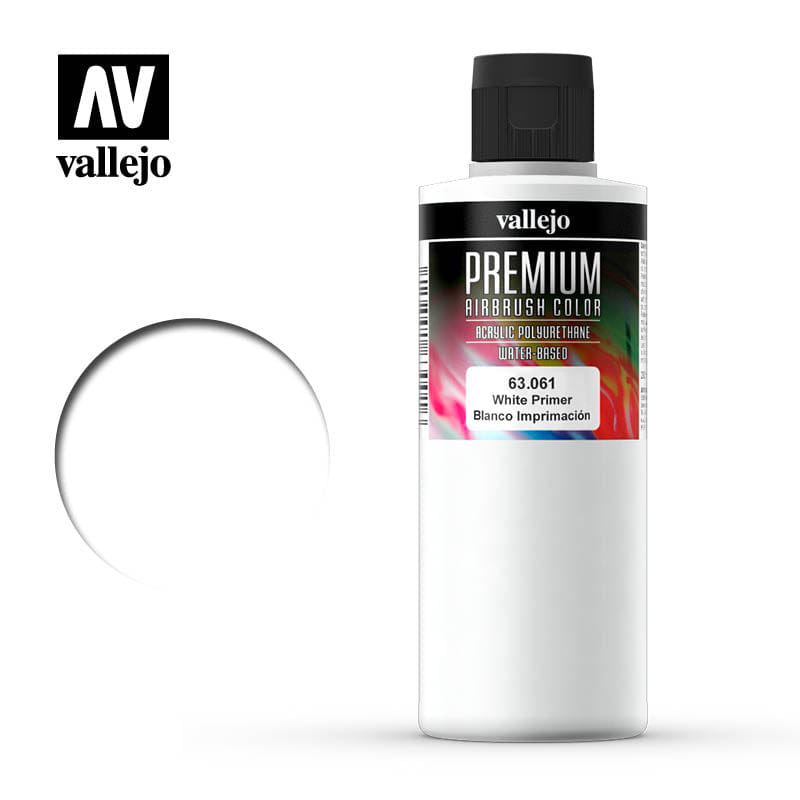 Vallejo - Premium Colour - Primer - White Primer 200ml