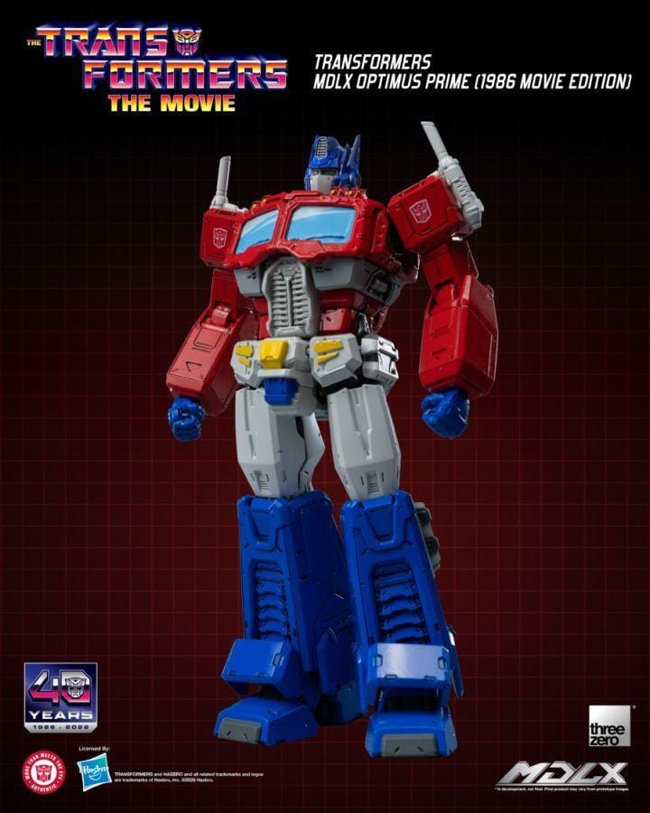 Threezero Transformers: The Movie (1986) - Optimus Prime MDLX Action Figure
