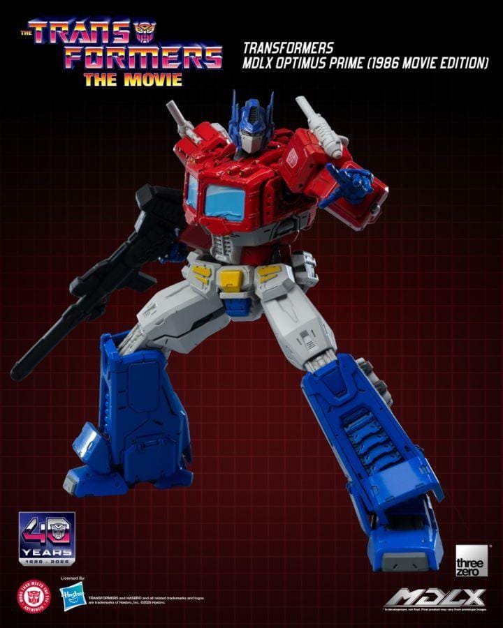 Threezero Transformers: The Movie (1986) - Optimus Prime MDLX Action Figure