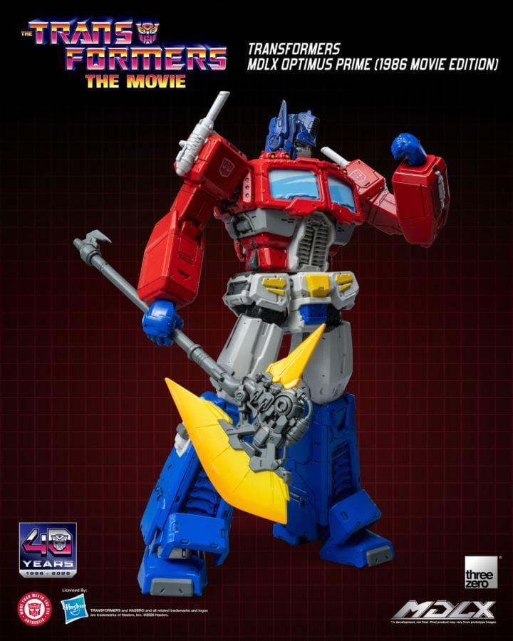 Threezero Transformers: The Movie (1986) - Optimus Prime MDLX Action Figure