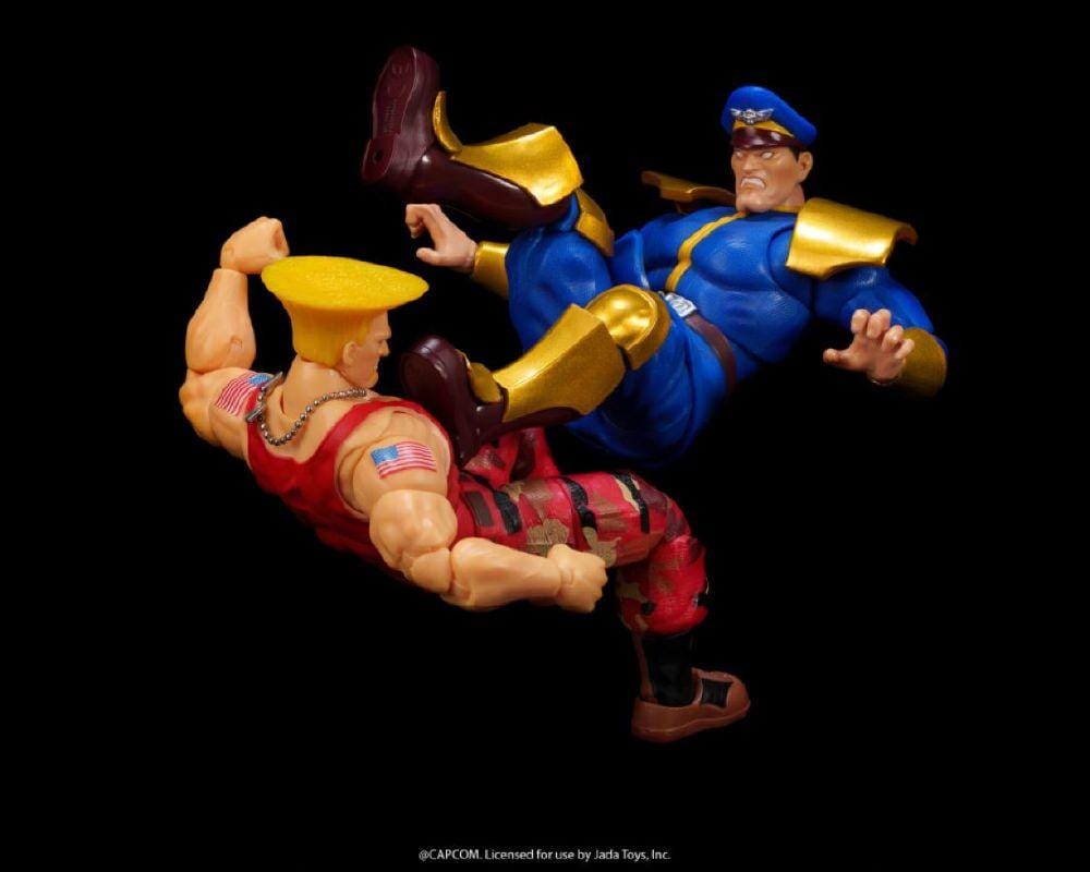 Jada Toys Street Fighter II - 1:12 Guile vs. M. Bison Action Figure 2-Pack