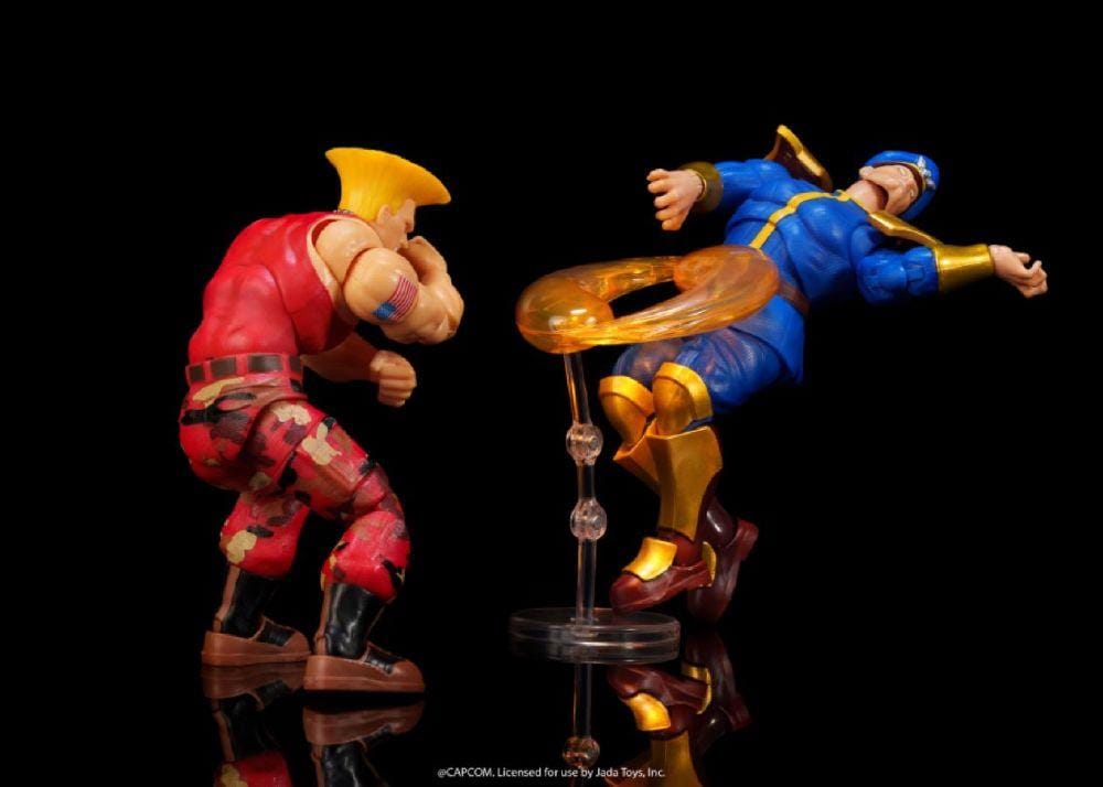 Jada Toys Street Fighter II - 1:12 Guile vs. M. Bison Action Figure 2-Pack