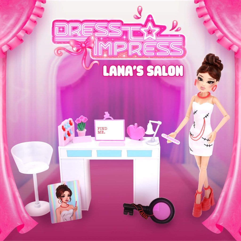 Phat Mojo Dress to Impress - Deluxe Fashion Doll Lana Salon Set