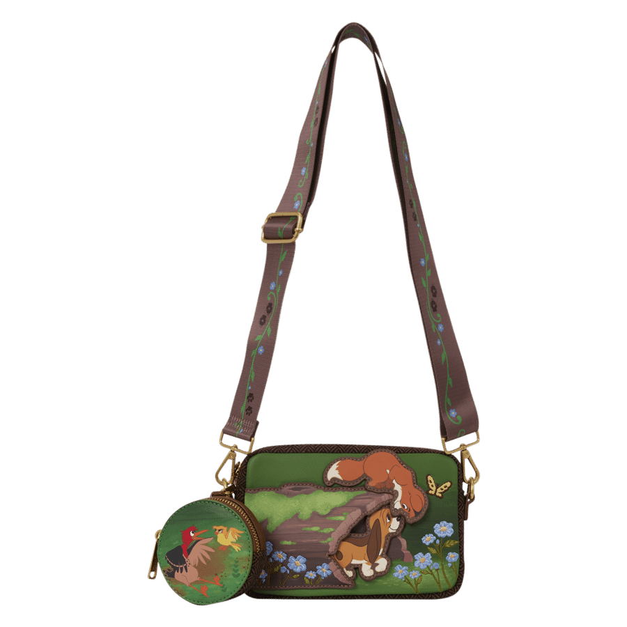 Loungefly Fox & the Hound - Tod & Vixey Tote Crossbody Bag