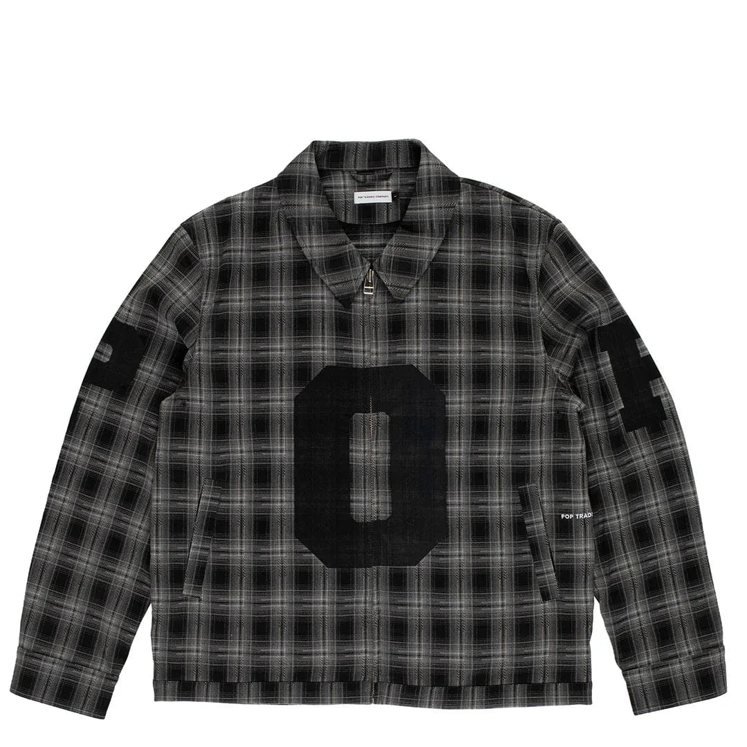 Pop Trading Company Checked Football Jacket