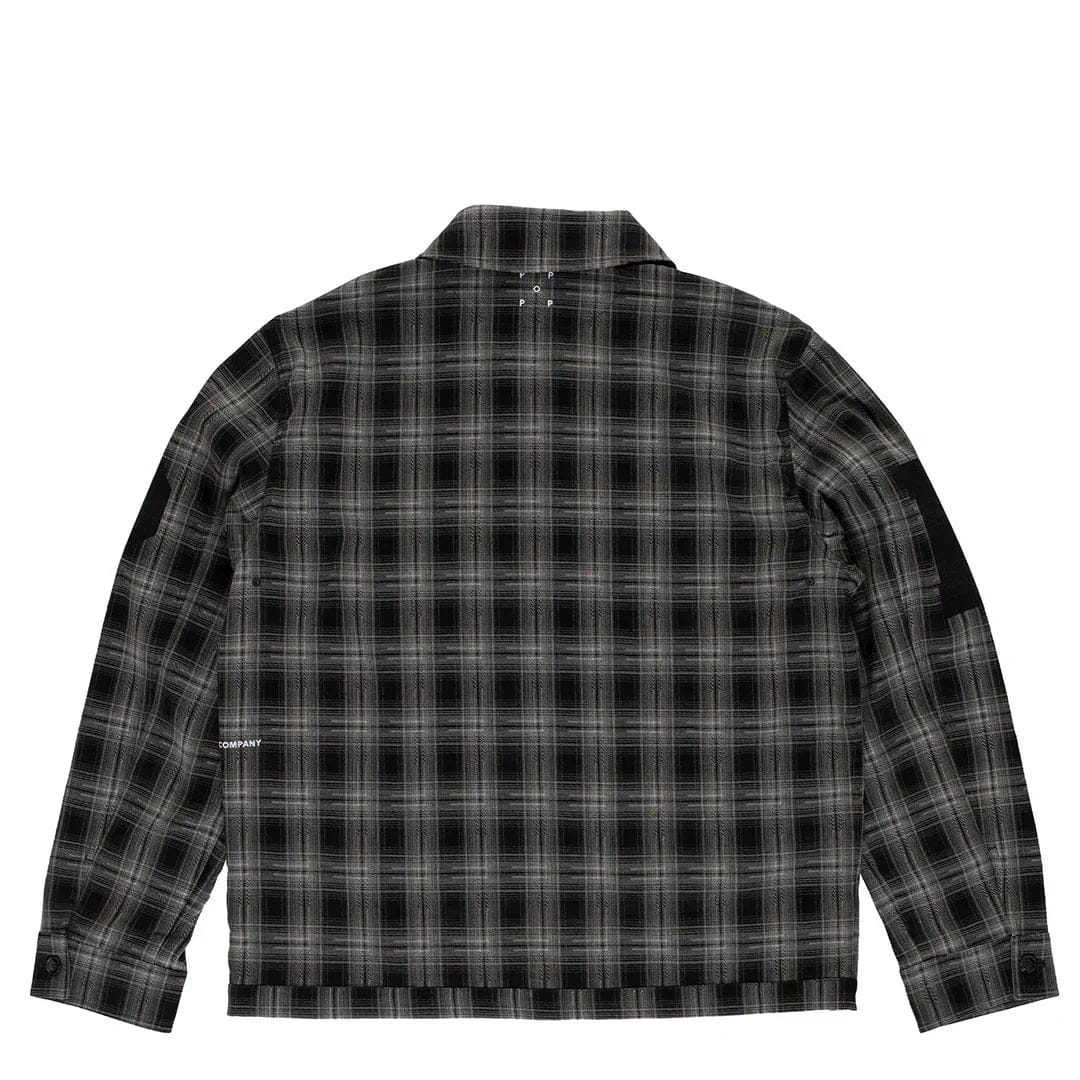 Pop Trading Company Checked Football Jacket
